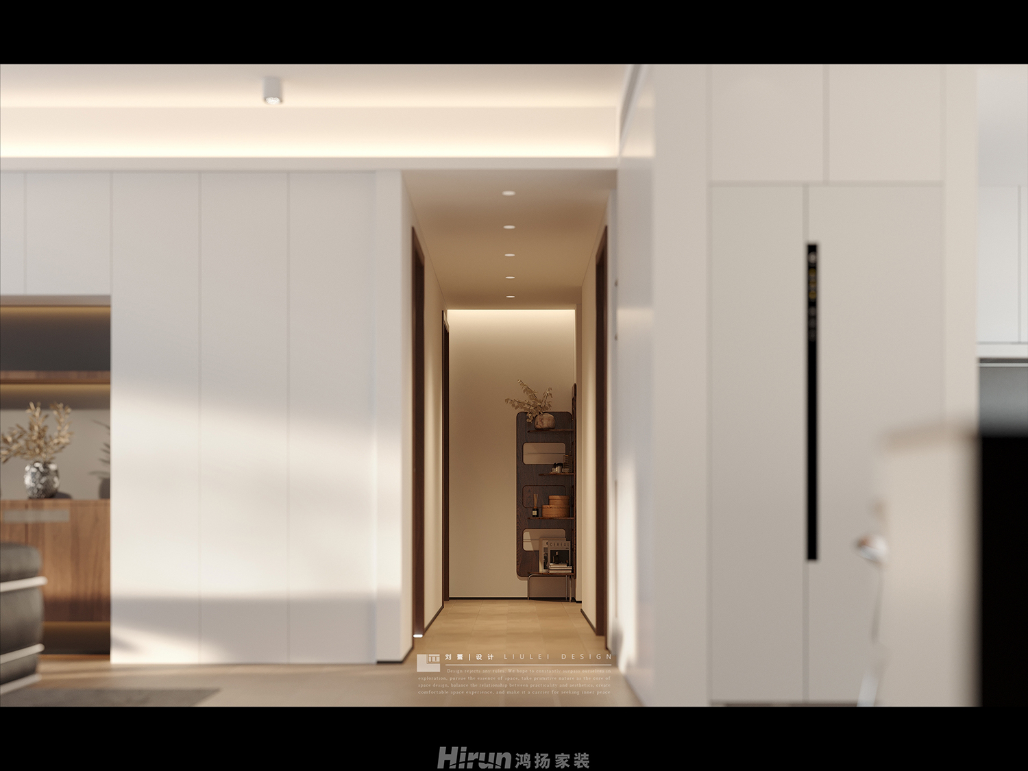 建發(fā)玖洲觀瀾140㎡復(fù)古風(fēng)潮四居室 裝修案例效果圖-1