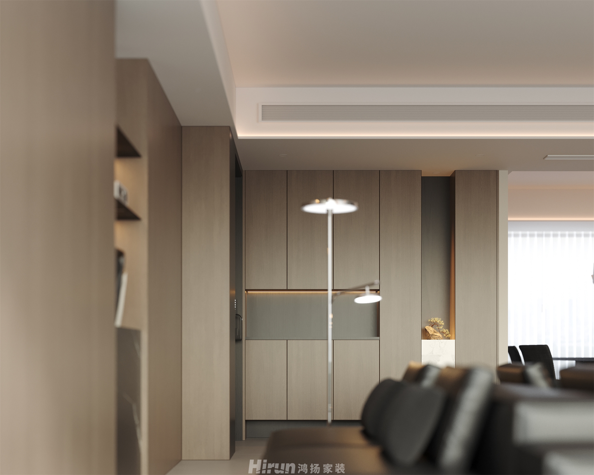 鈺山湖190㎡雅致現代大平層 裝修案例效果圖-5