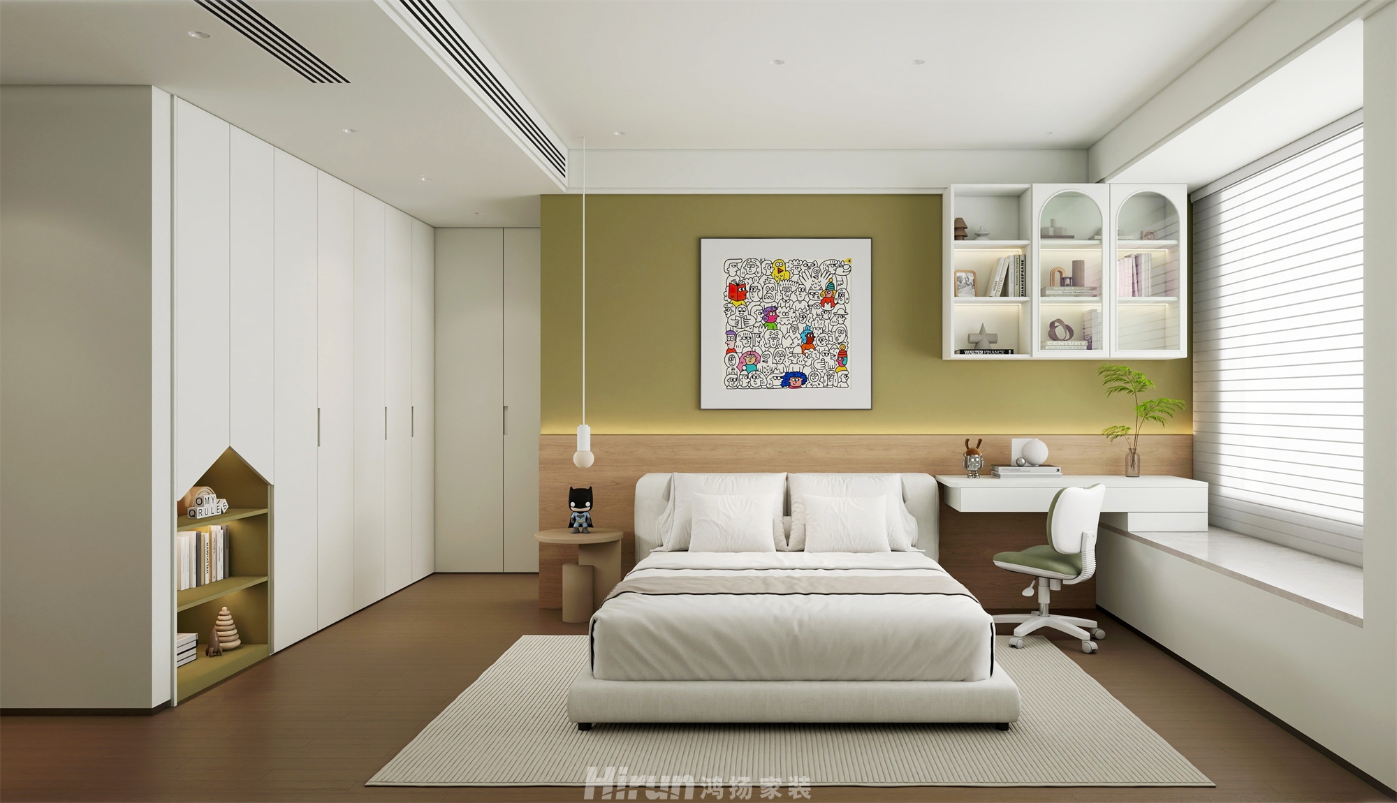 龍湖舜山府220㎡北歐之光大平層 裝修案例效果圖-8