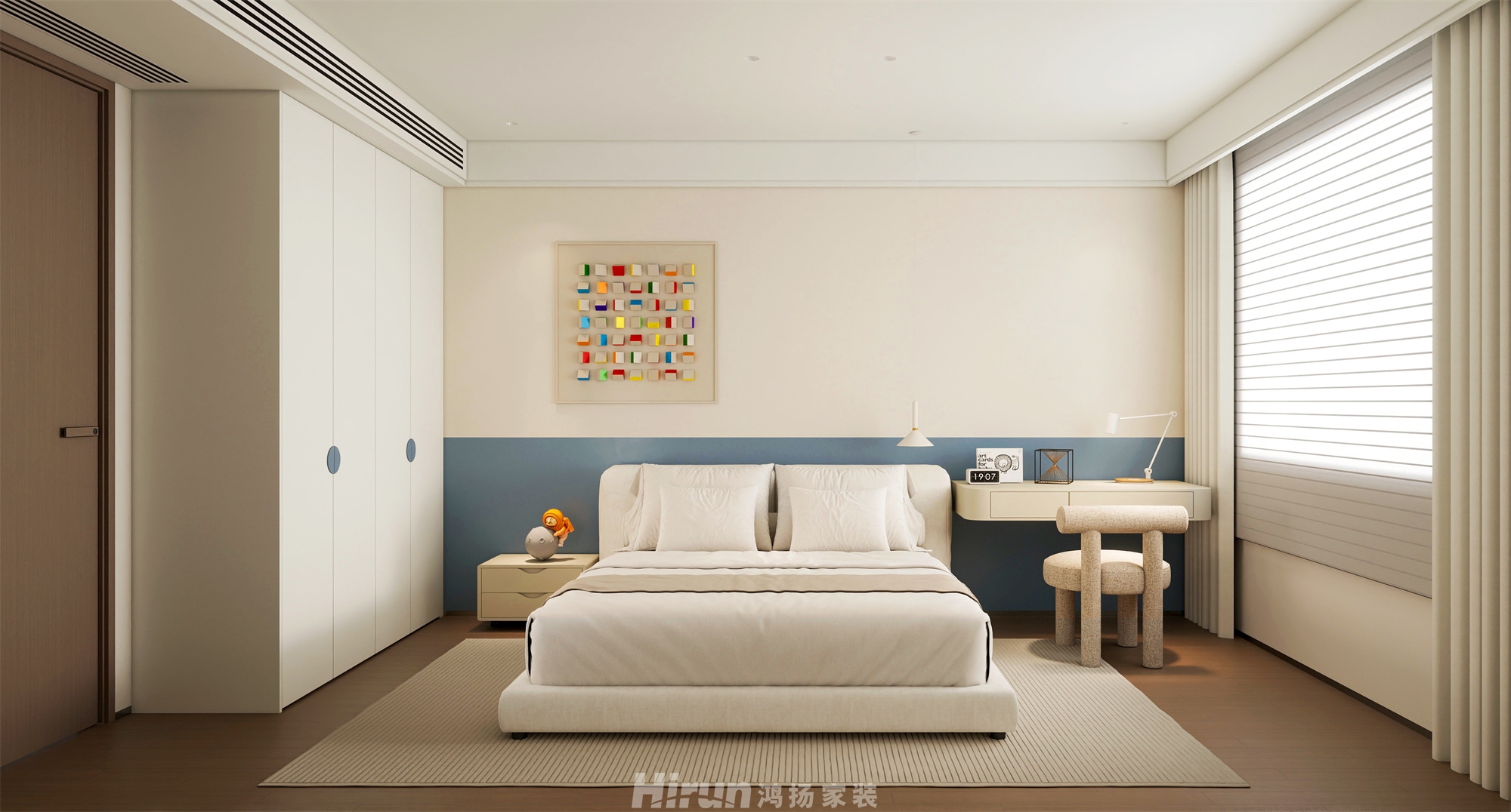 龍湖舜山府220㎡北歐之光大平層 裝修案例效果圖-4