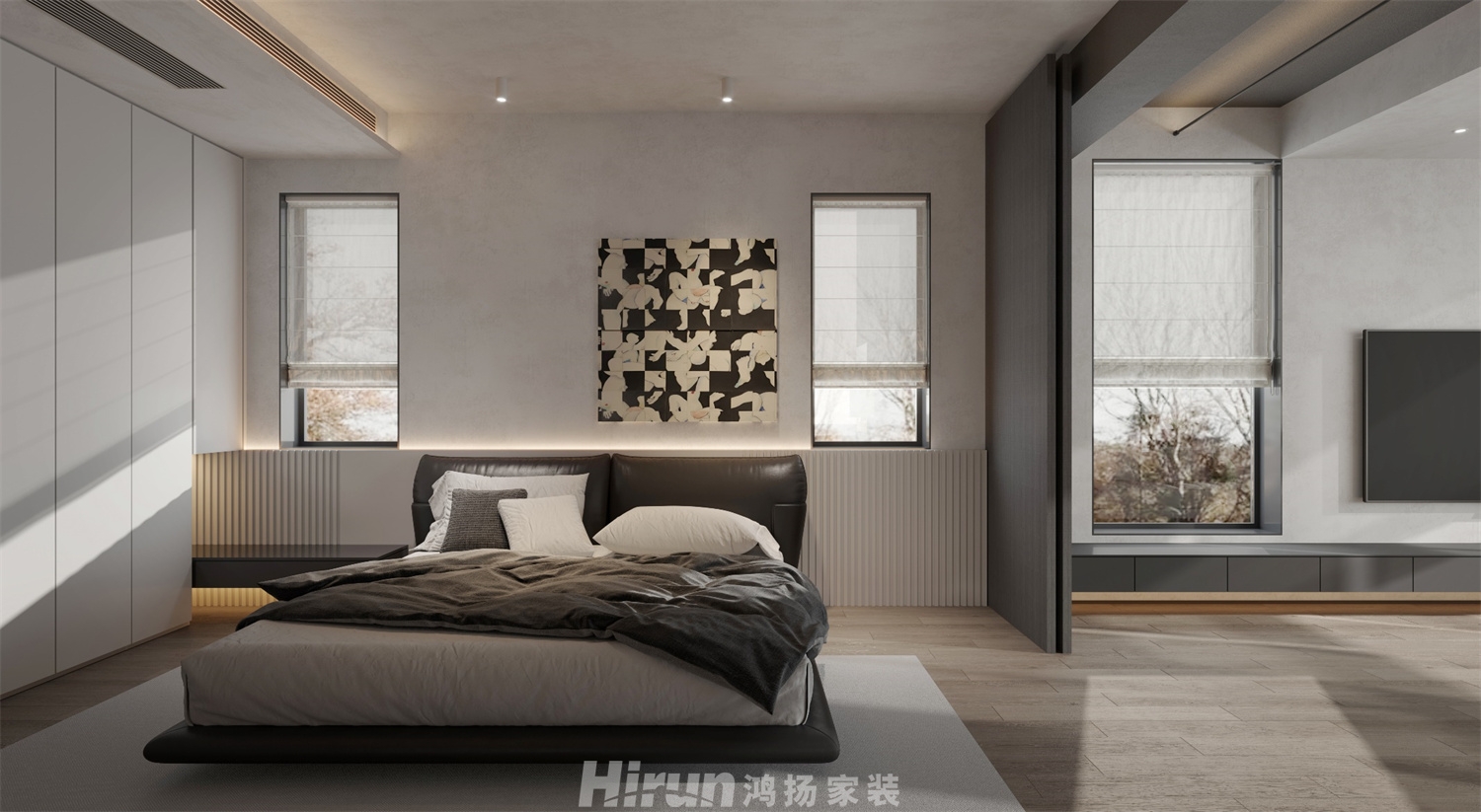 湘龍家園530㎡雅致現代別墅 裝修案例效果圖-7