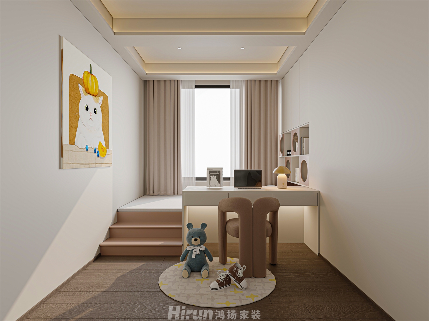 新城明昱東方500㎡新裝飾主義別墅 裝修案例效果圖-4