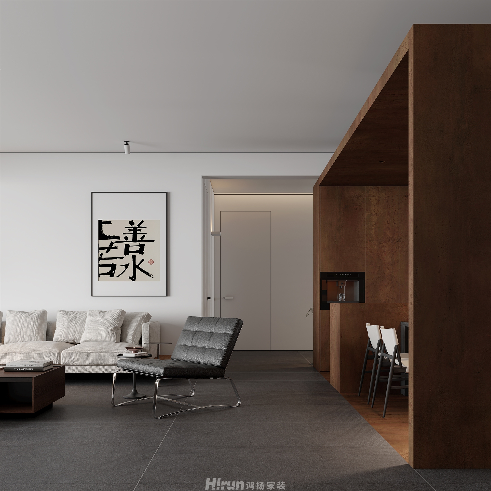 桂語云峯247㎡意境東方大平層 裝修案例效果圖-8