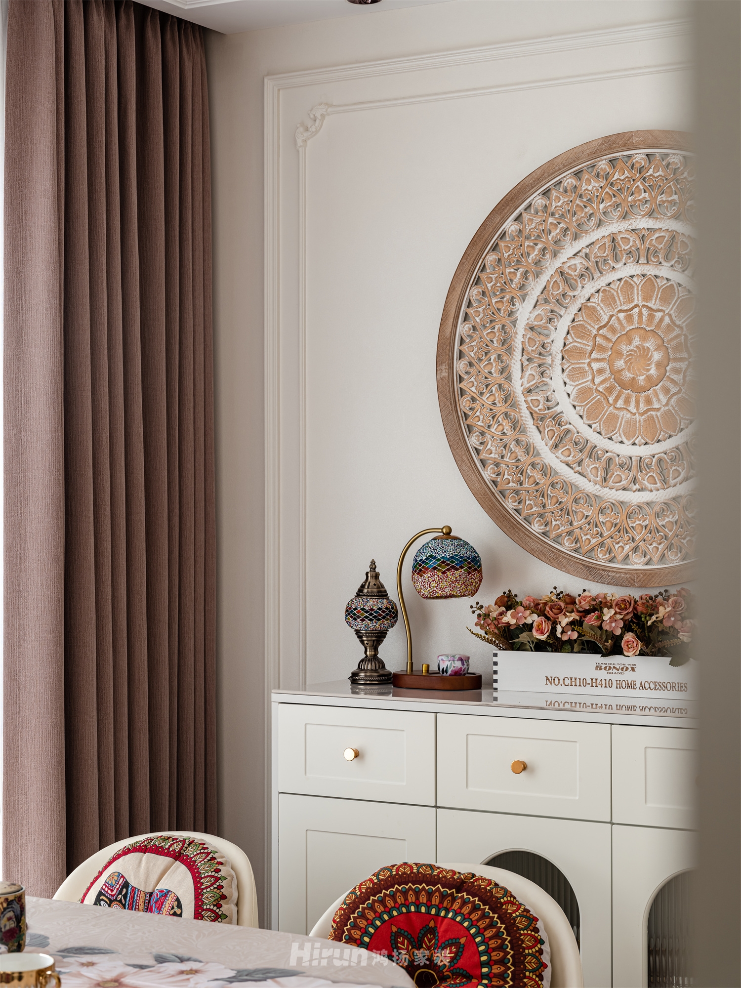 建發央著135㎡異域風情四居室 裝修案例實景圖-16