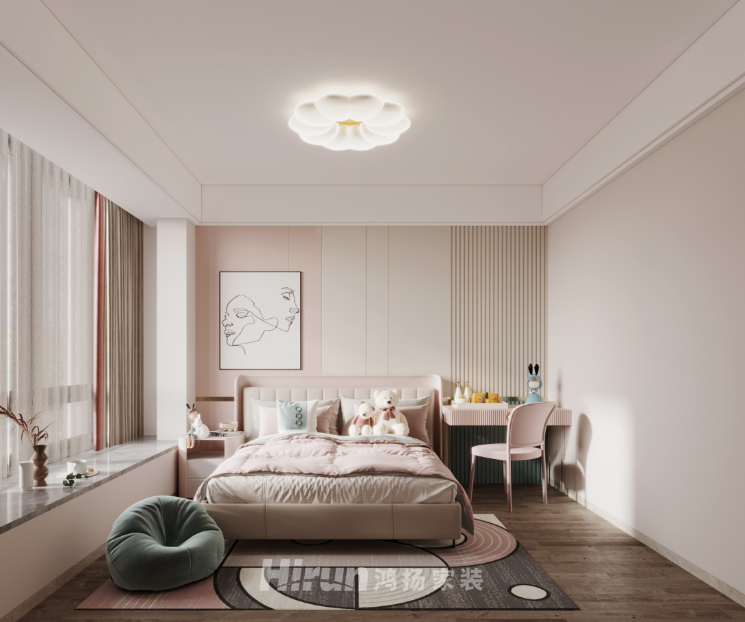 漢唐世家168㎡雅致現代復式 裝修案例效果圖-1