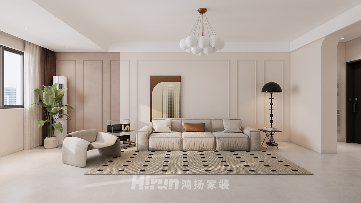 銀苑小區128㎡輕歐簡美三居室 裝修案例效果圖-3