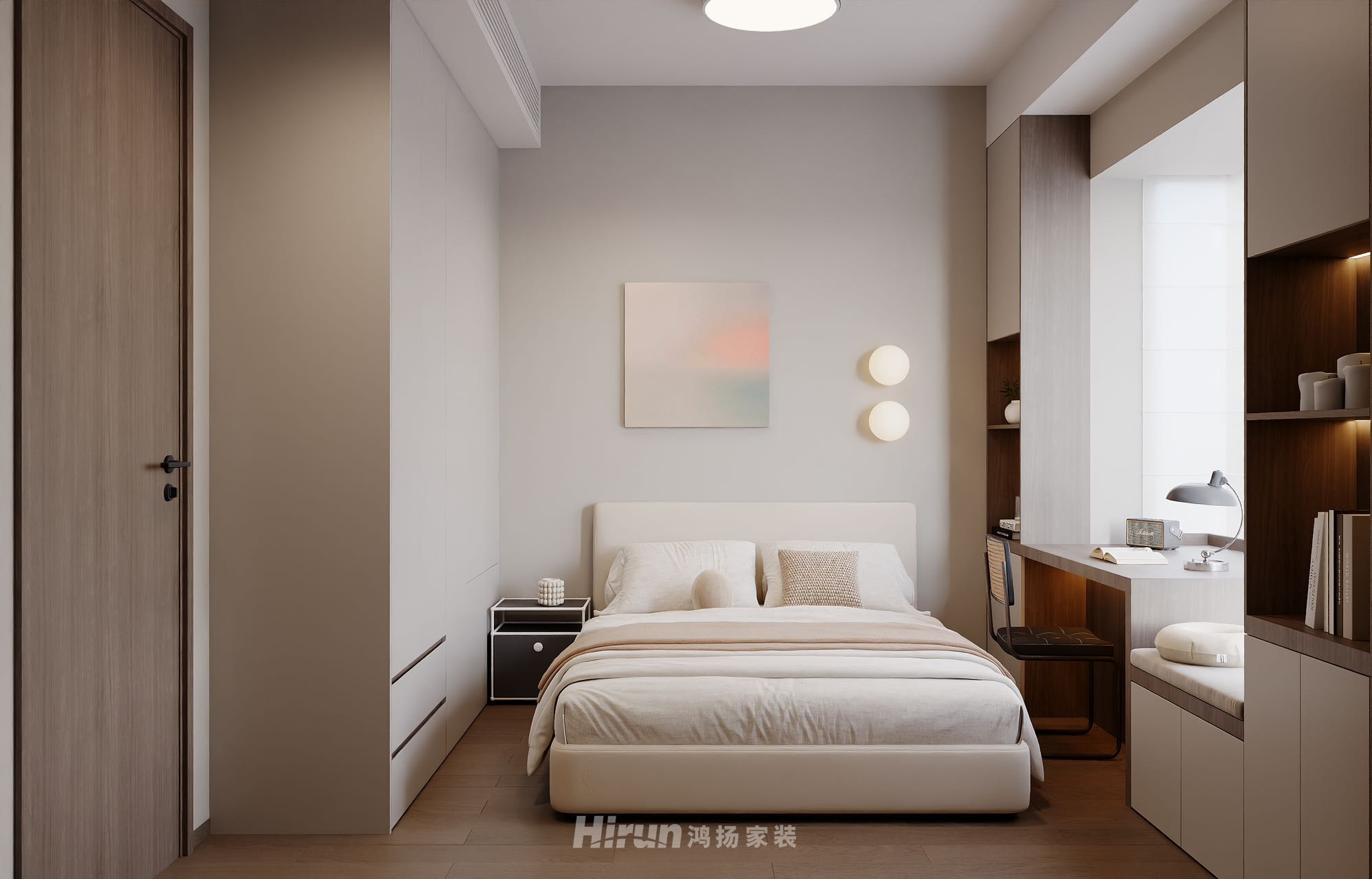 湘江天地180㎡意境東方四居室 裝修案例效果圖-8