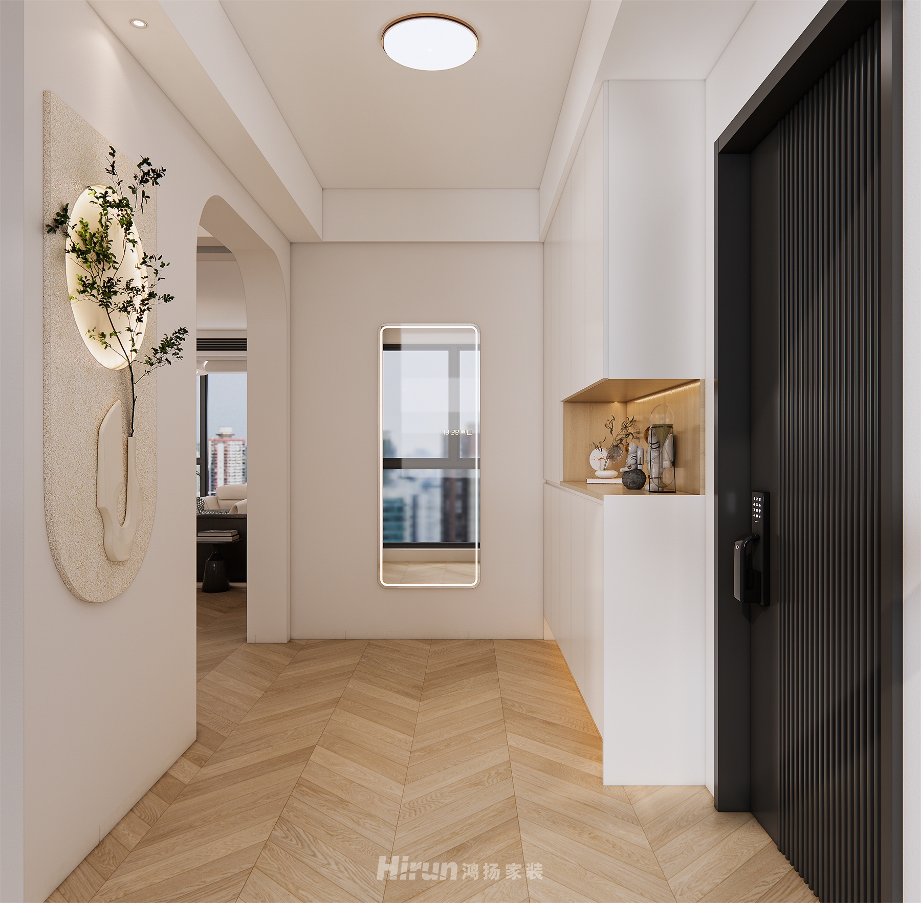 海韻天城143㎡北歐之光四居室 裝修案例效果圖-7