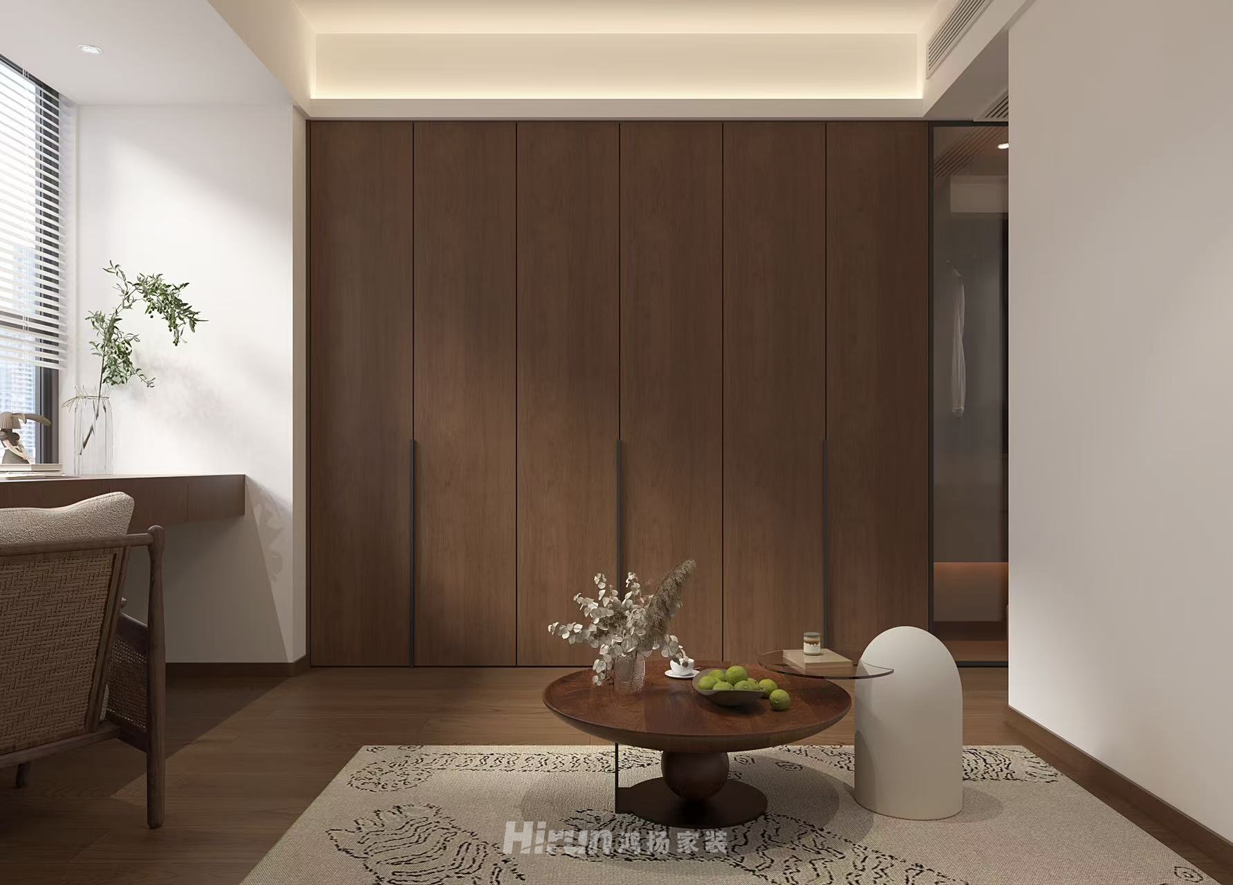 蓉國新賦170㎡意境東方四居室 裝修案例效果圖-8