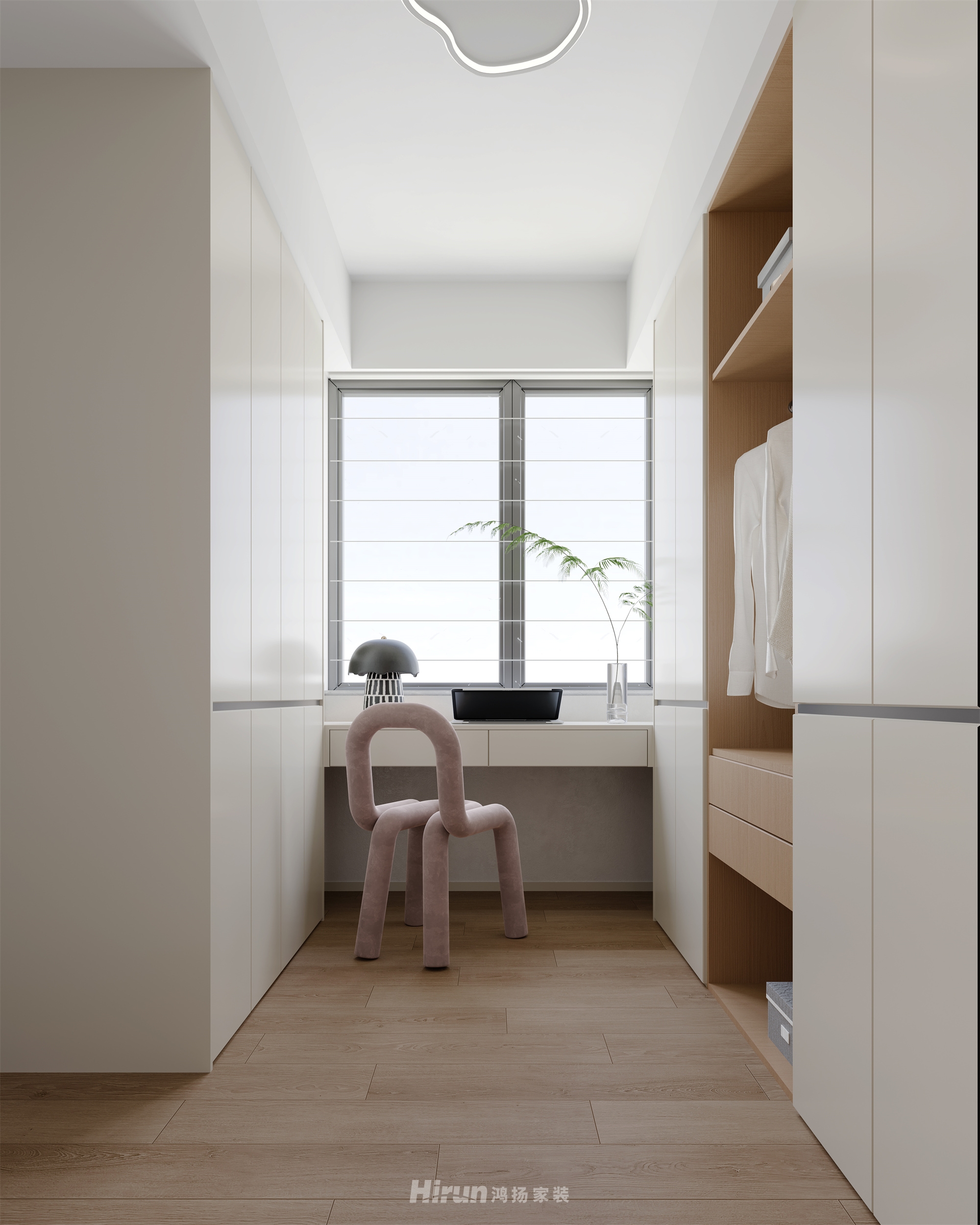 鼎豐金城里105㎡北歐之光三居室 裝修案例效果圖-5