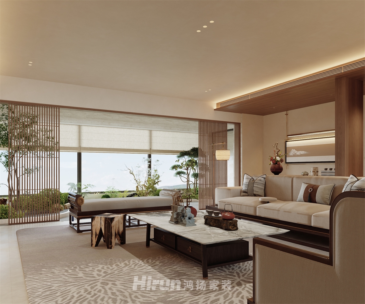 自建別墅500㎡復合寫意別墅 裝修案例效果圖-19