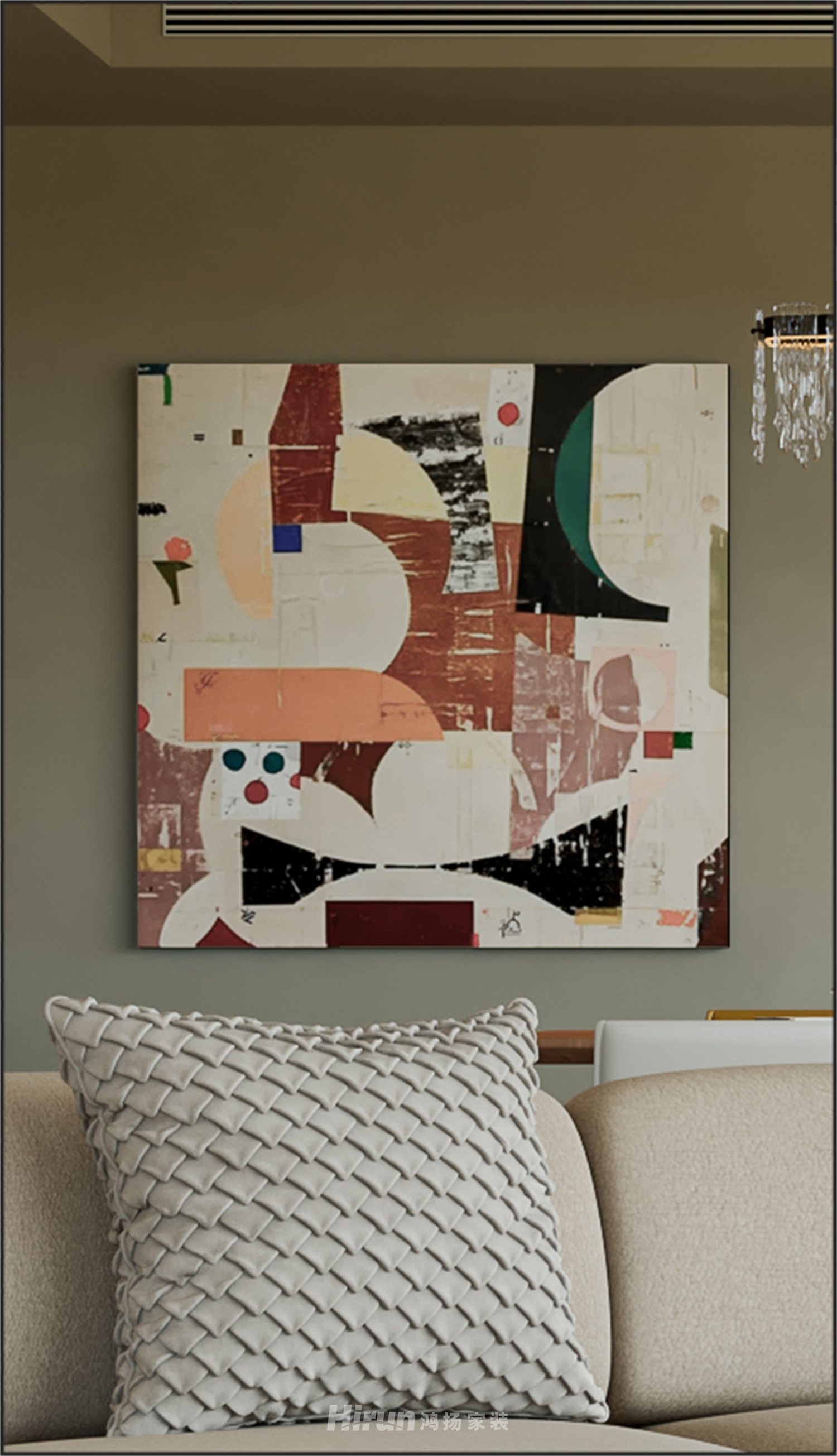 北辰192㎡北歐之光四居室 裝修案例效果圖-10