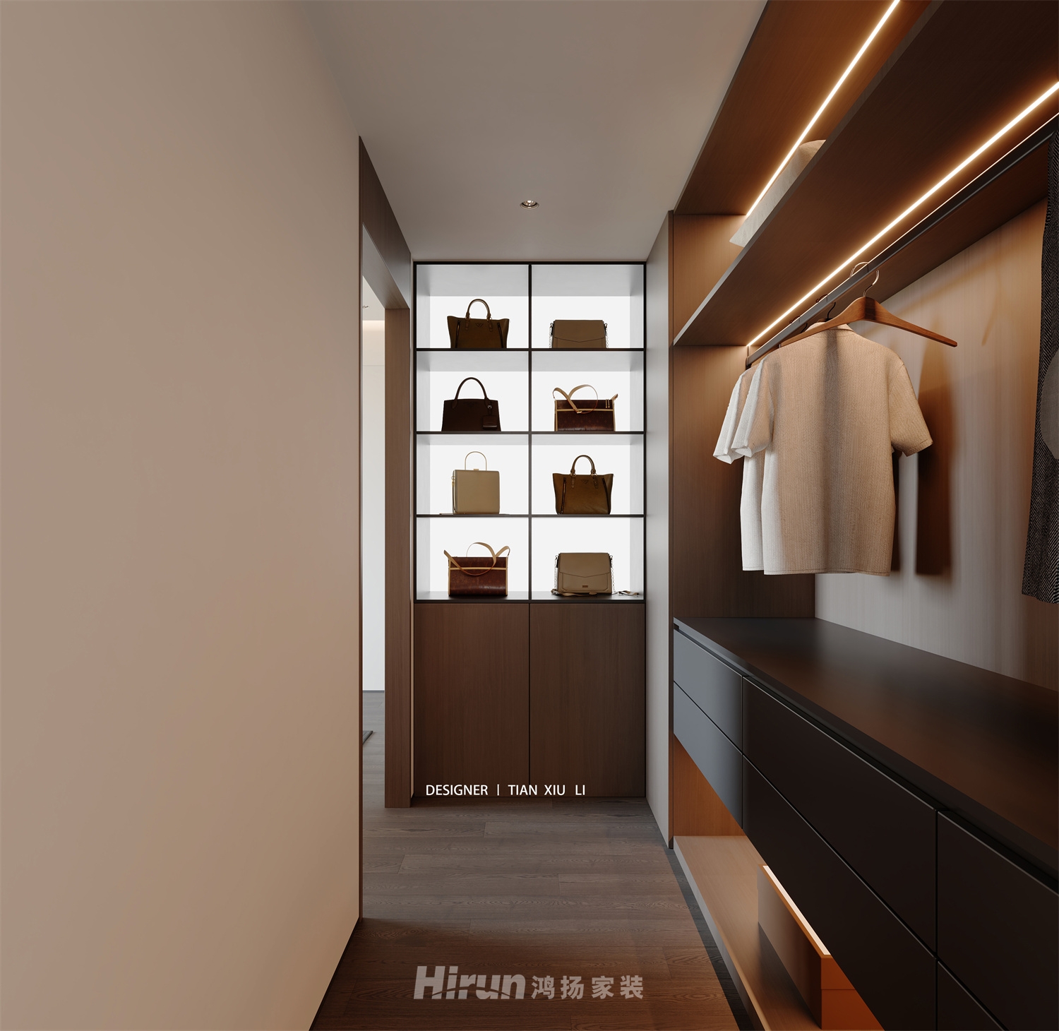 長(zhǎng)房云河玖敘234㎡新裝飾主義大平層 裝修案例效果圖-9