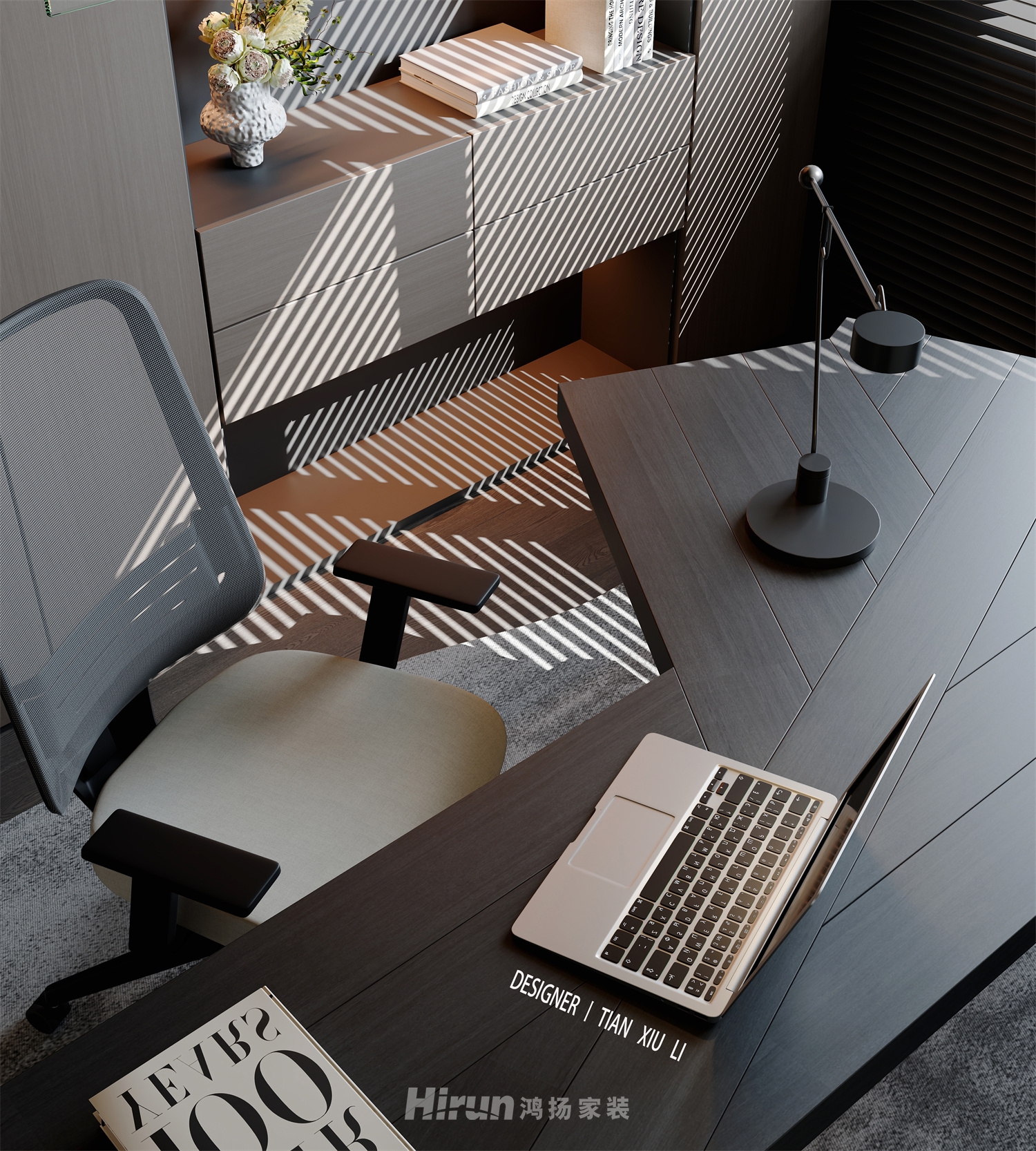 長(zhǎng)房云河玖敘234㎡新裝飾主義大平層 裝修案例效果圖-10