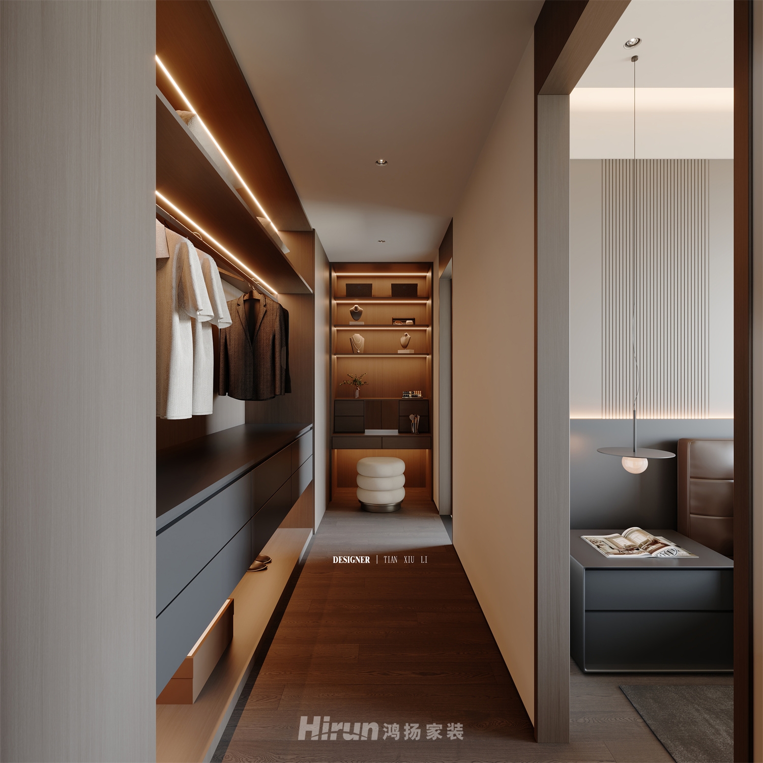 長(zhǎng)房云河玖敘234㎡新裝飾主義大平層 裝修案例效果圖-12