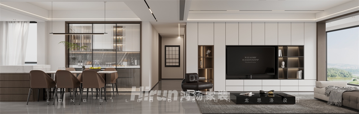 興旺一品160㎡新裝飾主義四居室 裝修案例效果圖-2