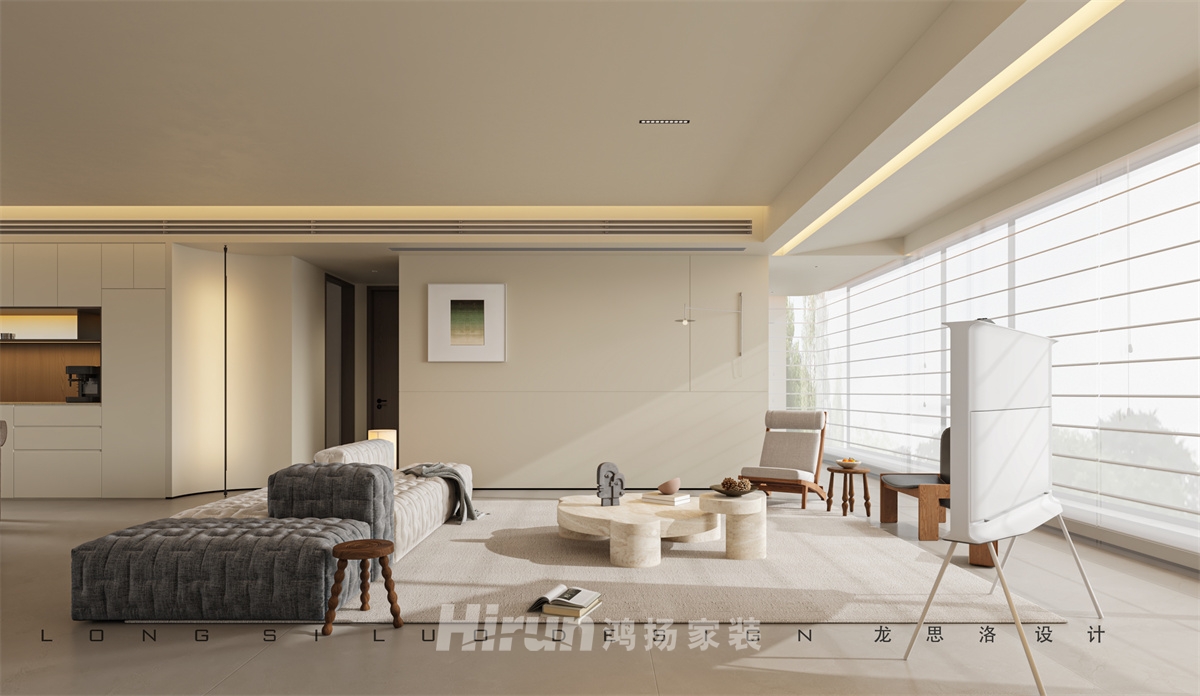 博麓郡170㎡雅致現代四居室 裝修案例效果圖-10