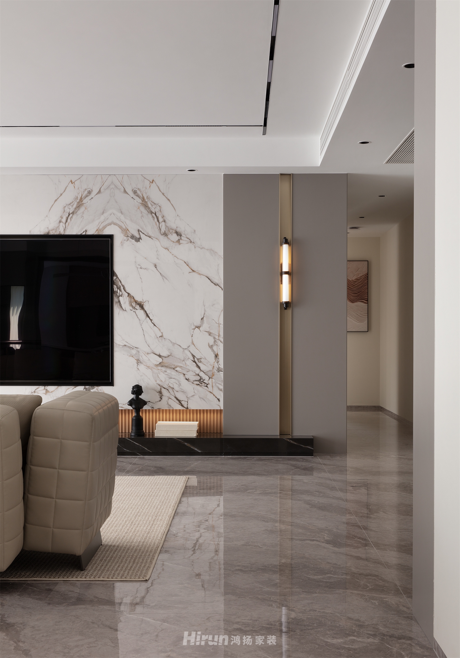 克拉美麗山莊220㎡新裝飾主義大平層 裝修案例實景圖-6