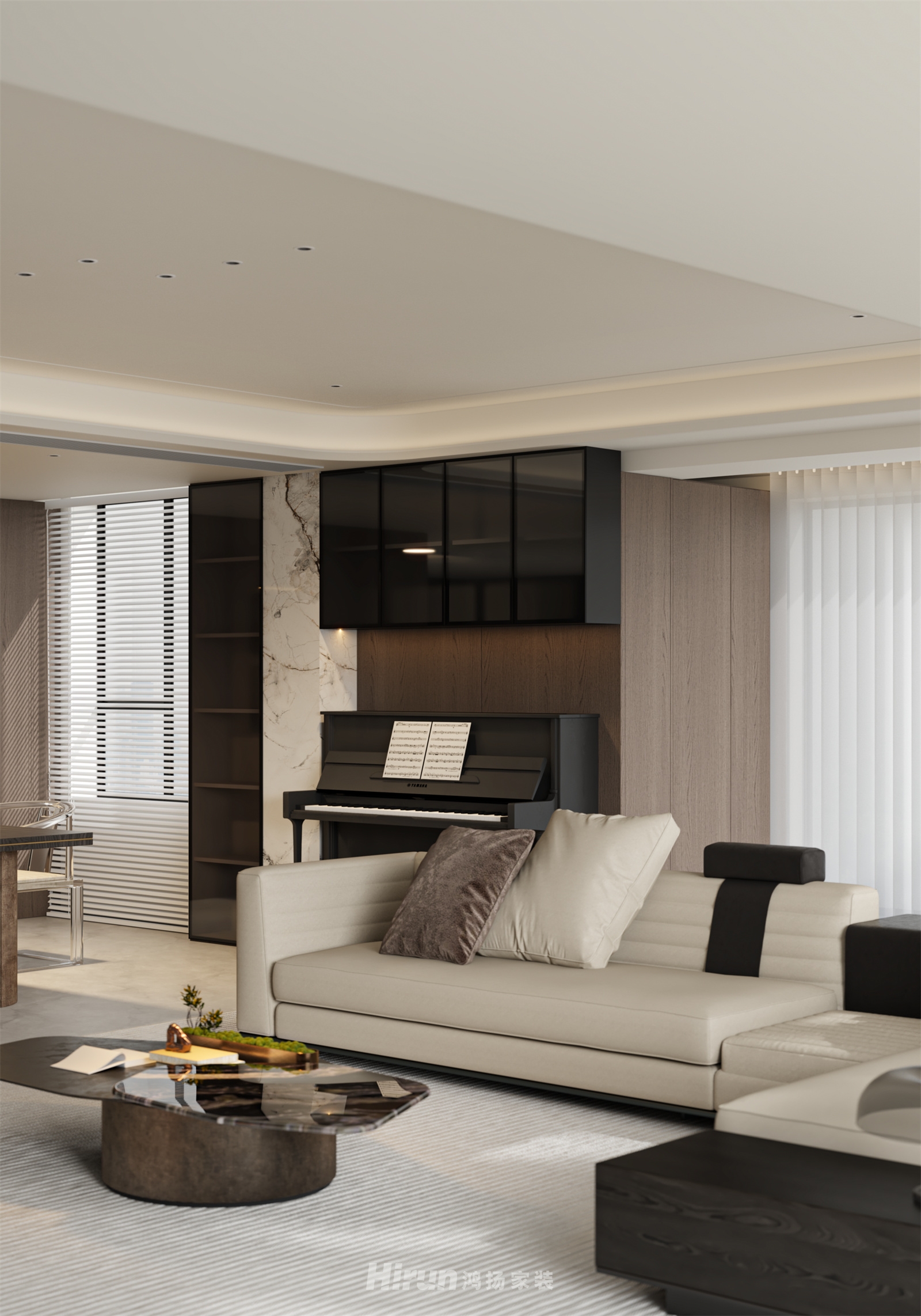 新城明昱東方230㎡新裝飾主義大平層 裝修案例效果圖-9