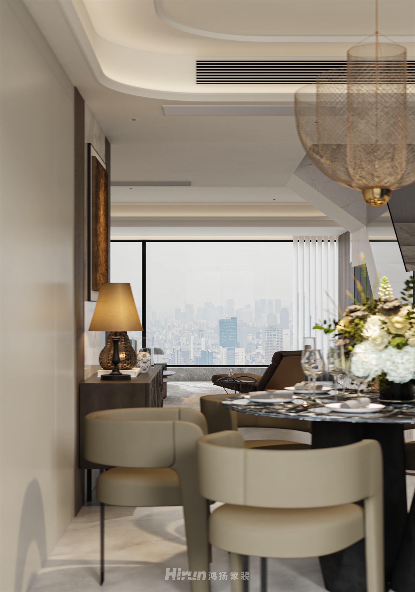 新城明昱東方230㎡新裝飾主義大平層 裝修案例效果圖-8