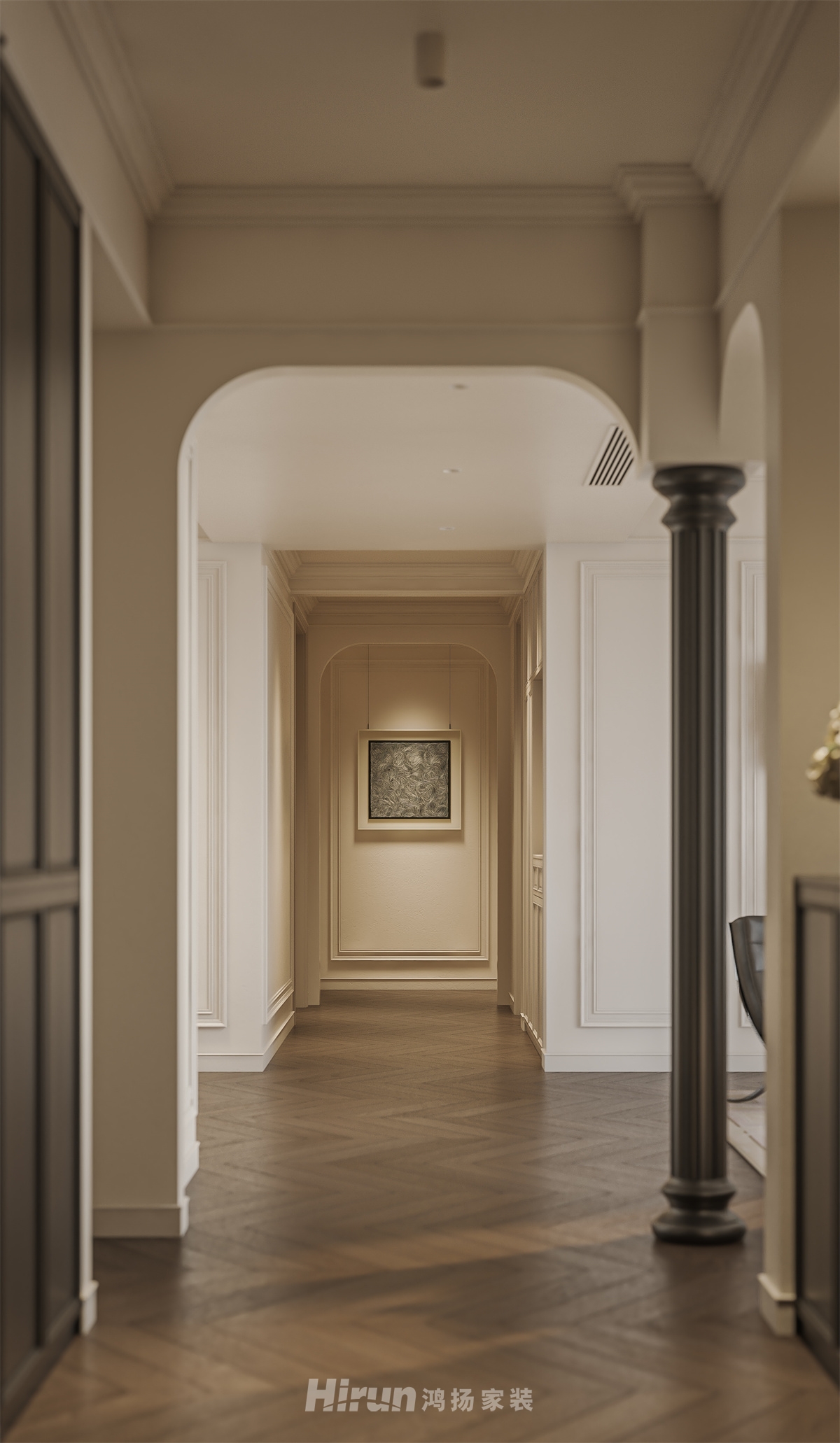 星城天地190㎡雅致現(xiàn)代五居室 裝修案例效果圖-8