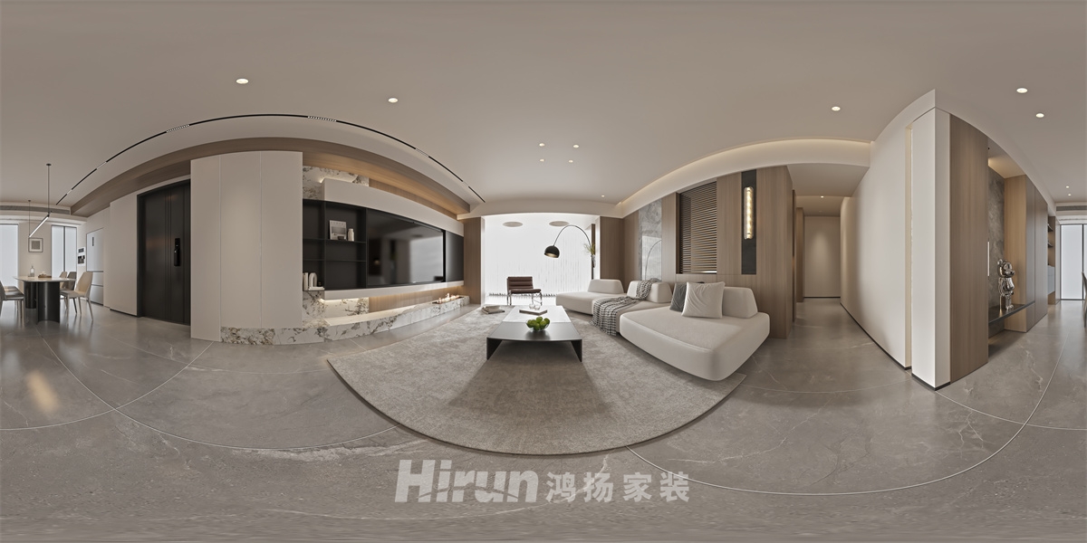 茂華國際湘146㎡雅致現代四居室 裝修案例效果圖-8