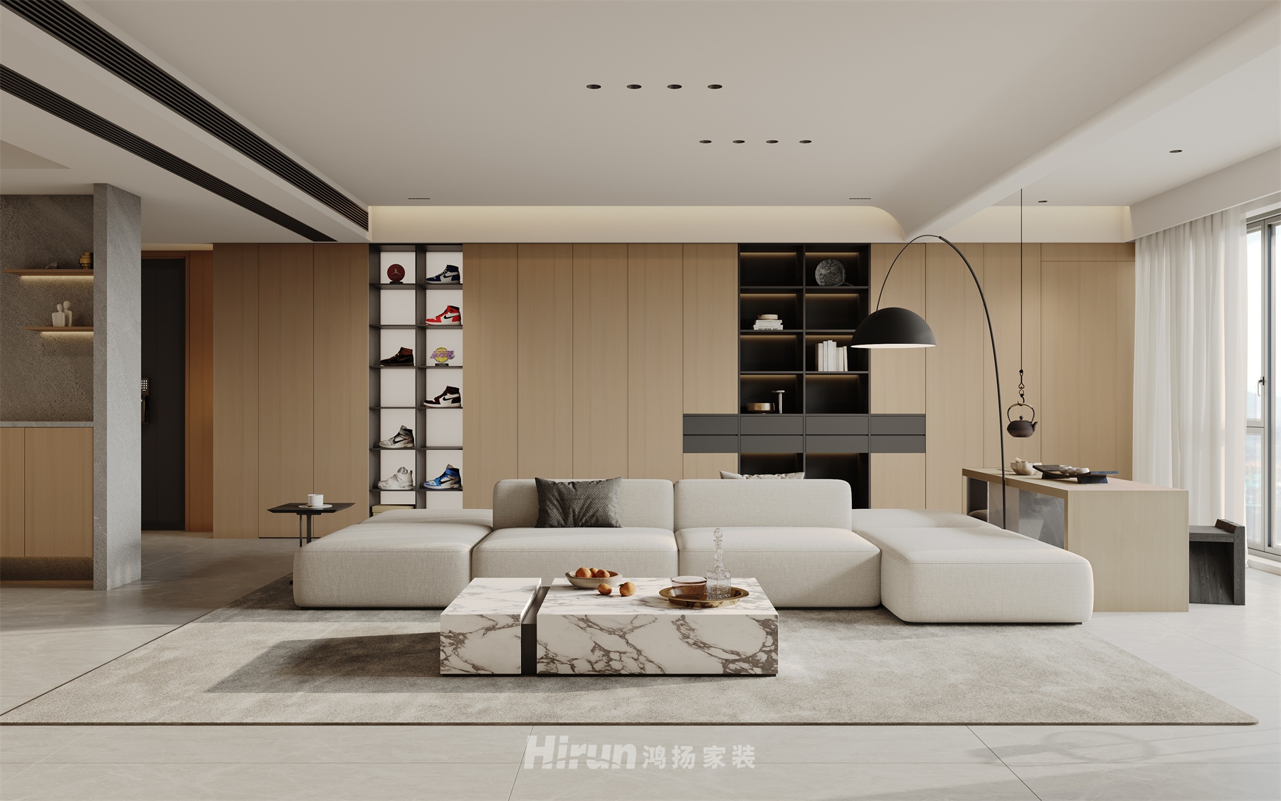 云頂梅溪湖238㎡雅致現代大平層 裝修案例效果圖-5