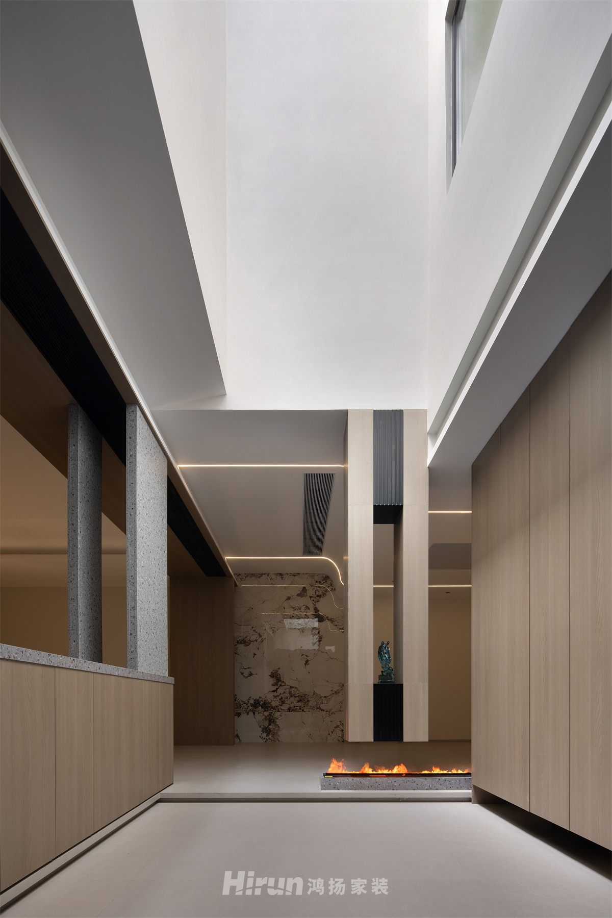 潤和湘江玥700㎡雅致現代別墅 裝修案例實景圖-10