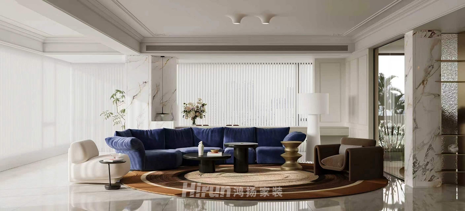 夢想麓隱桐溪300㎡新裝飾主義大平層 裝修案例效果圖-5