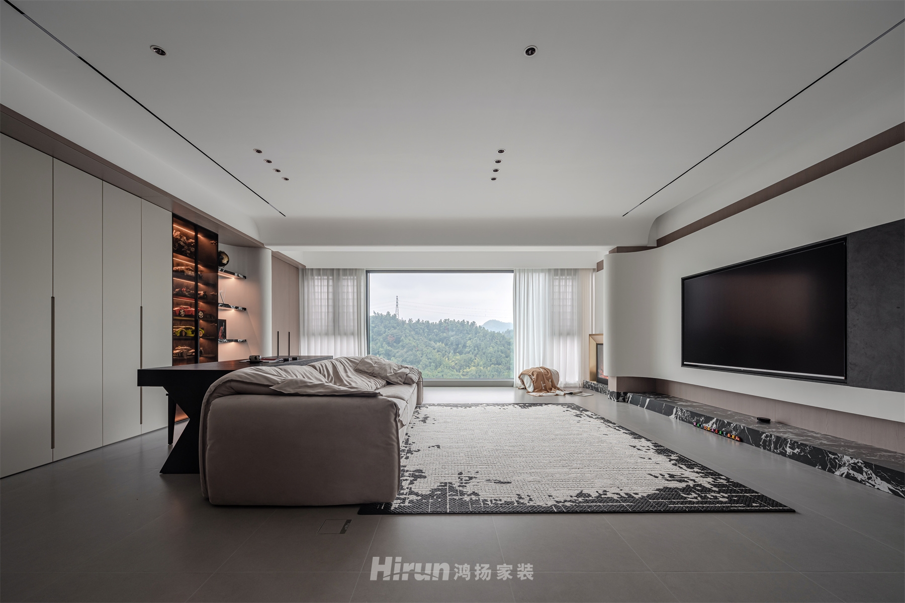 新城觀山印220㎡雅致現(xiàn)代大平層 裝修案例實(shí)景圖-2