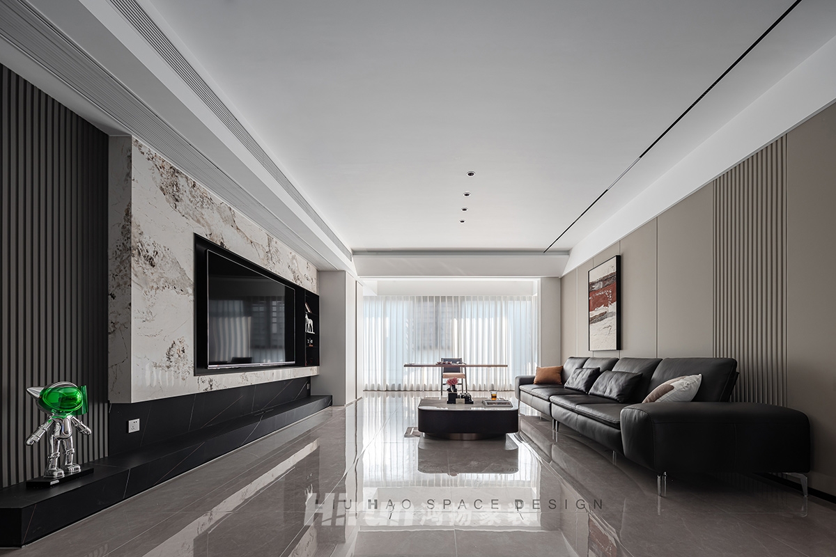 越秀湘江星匯城180㎡雅致現代四居室 裝修案例實景圖-6