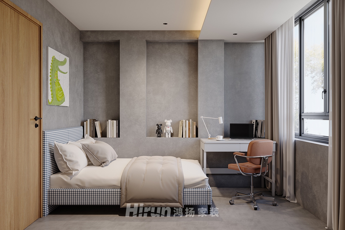 山水藍天260㎡工業再造別墅 裝修案例效果圖-8