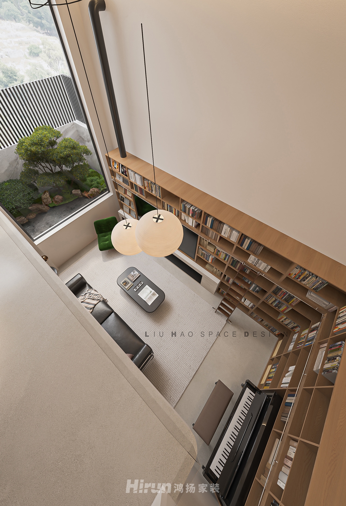 碧桂園薈雋棠300㎡北歐之光別墅 裝修案例效果圖-17