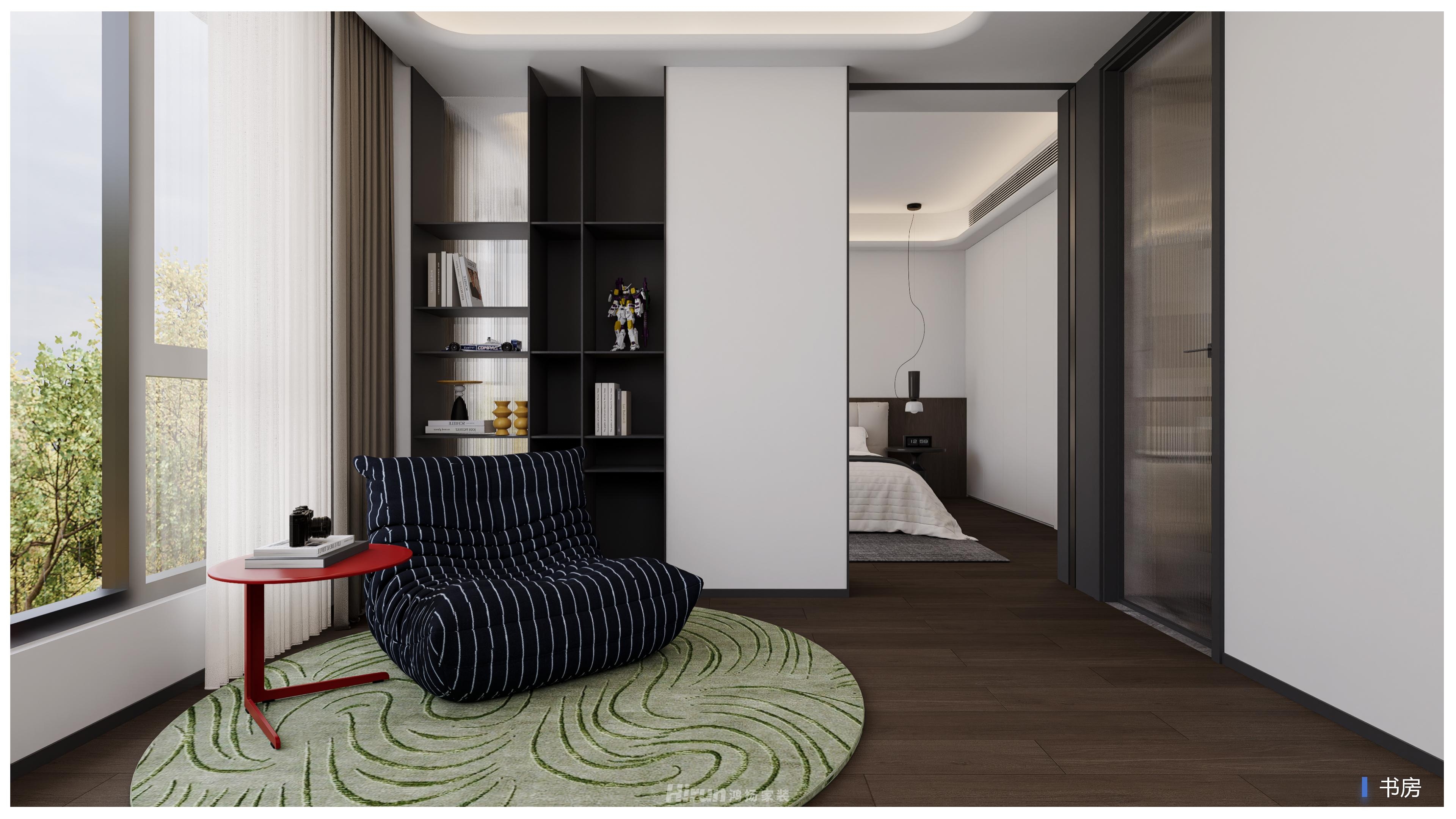 東方大院460㎡雅致現代別墅 裝修案例效果圖-11