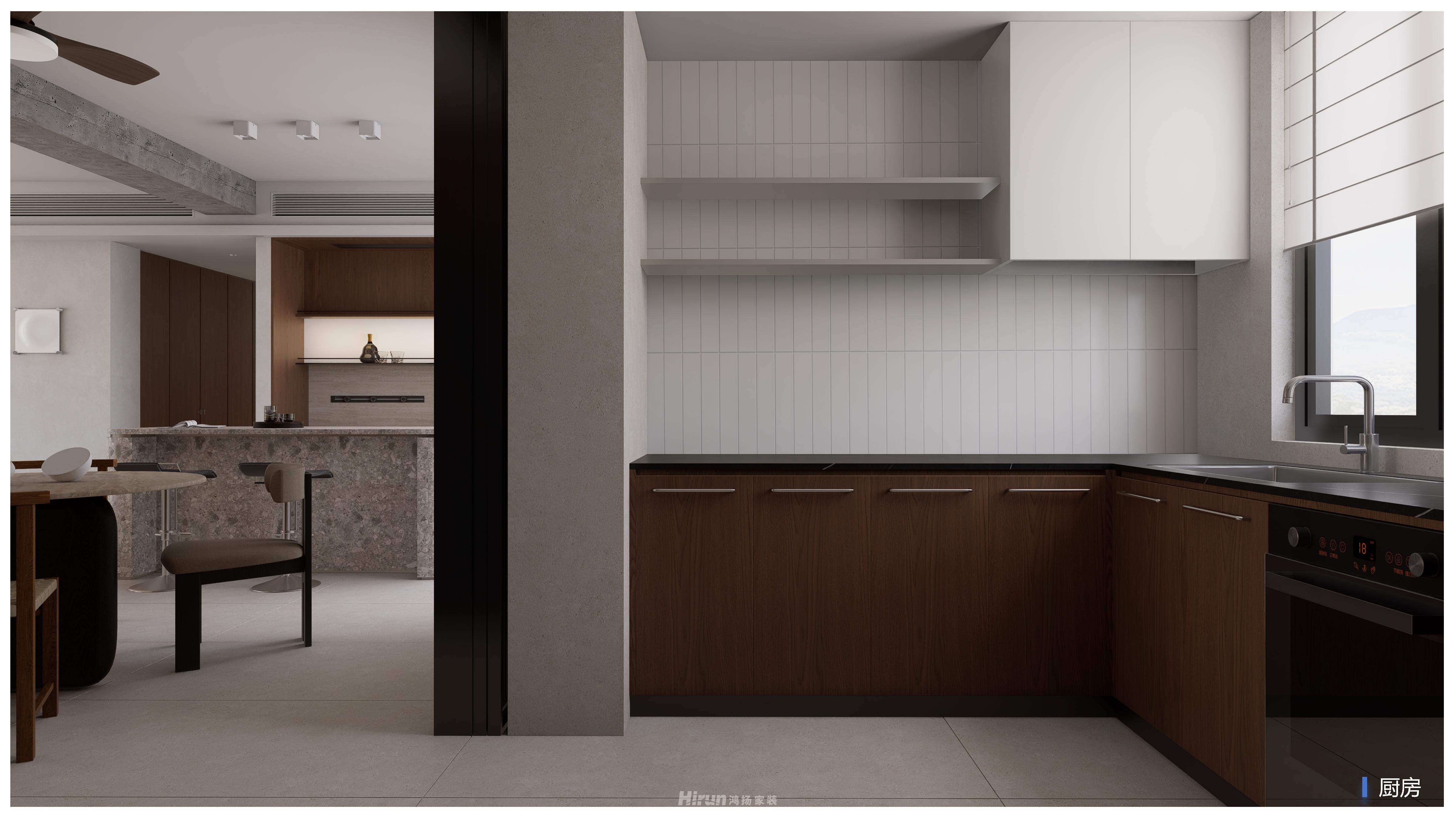 觀山印220㎡復(fù)古風(fēng)潮大平層 裝修案例效果圖-5