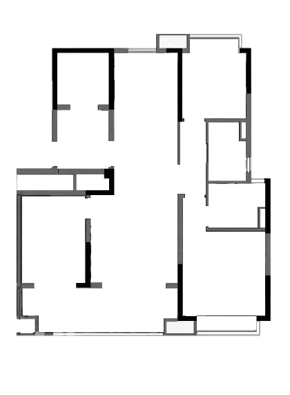 日盛湖湘悅府100㎡復古風潮三居室 裝修案例效果圖-21