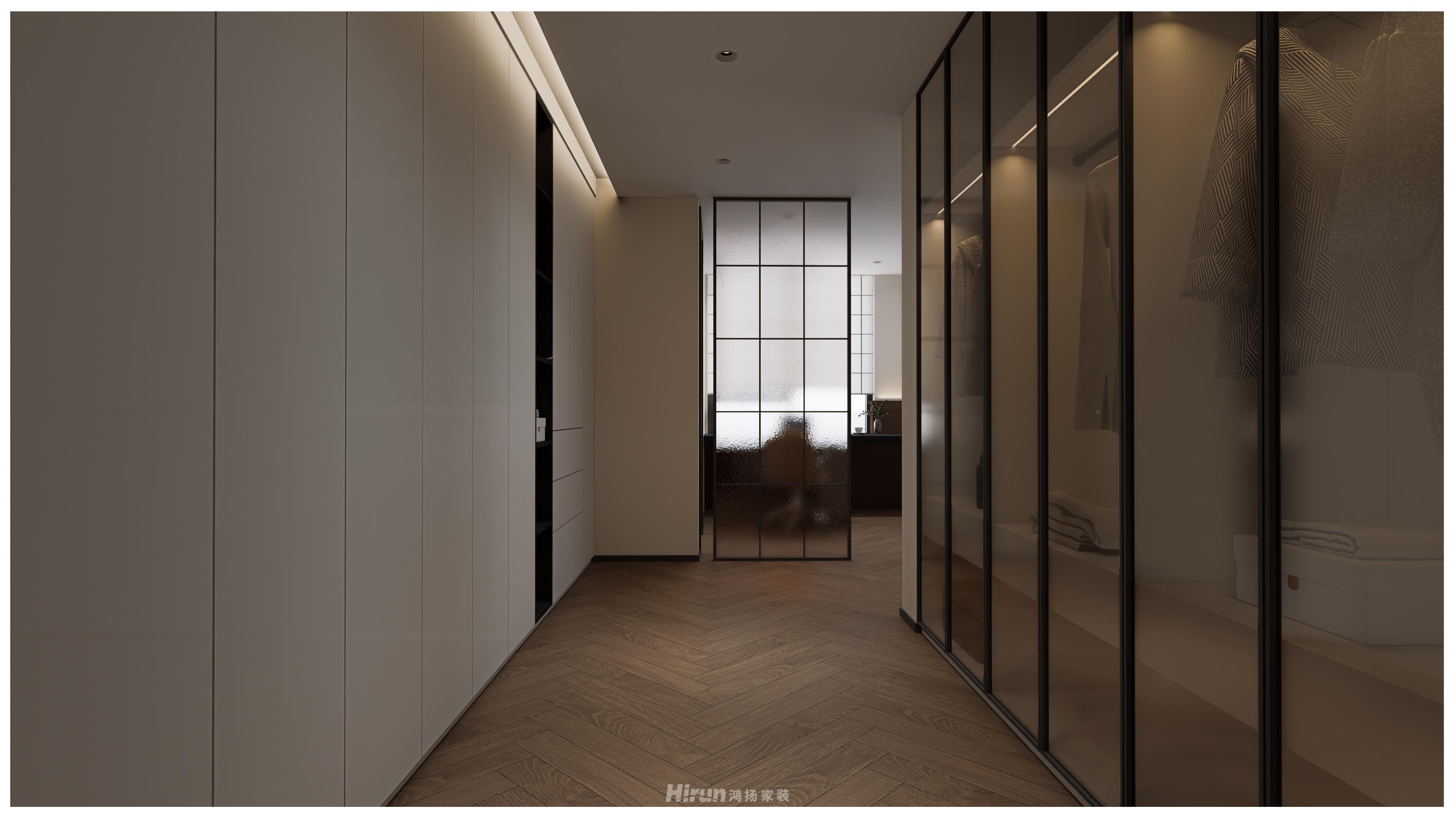 湘江一號280㎡復古風潮大平層 裝修案例效果圖-1