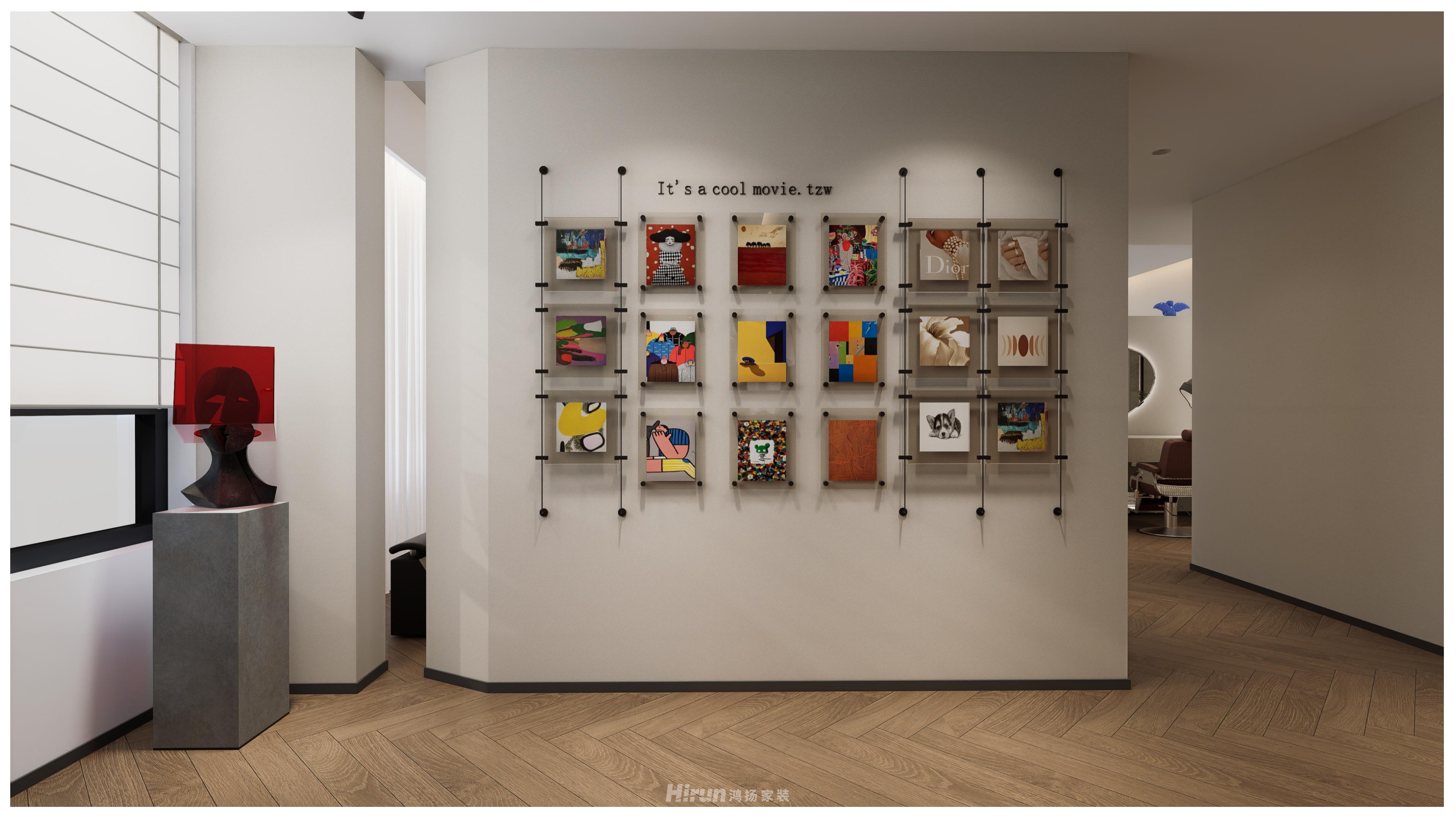 湘江一號280㎡復古風潮大平層 裝修案例效果圖-25