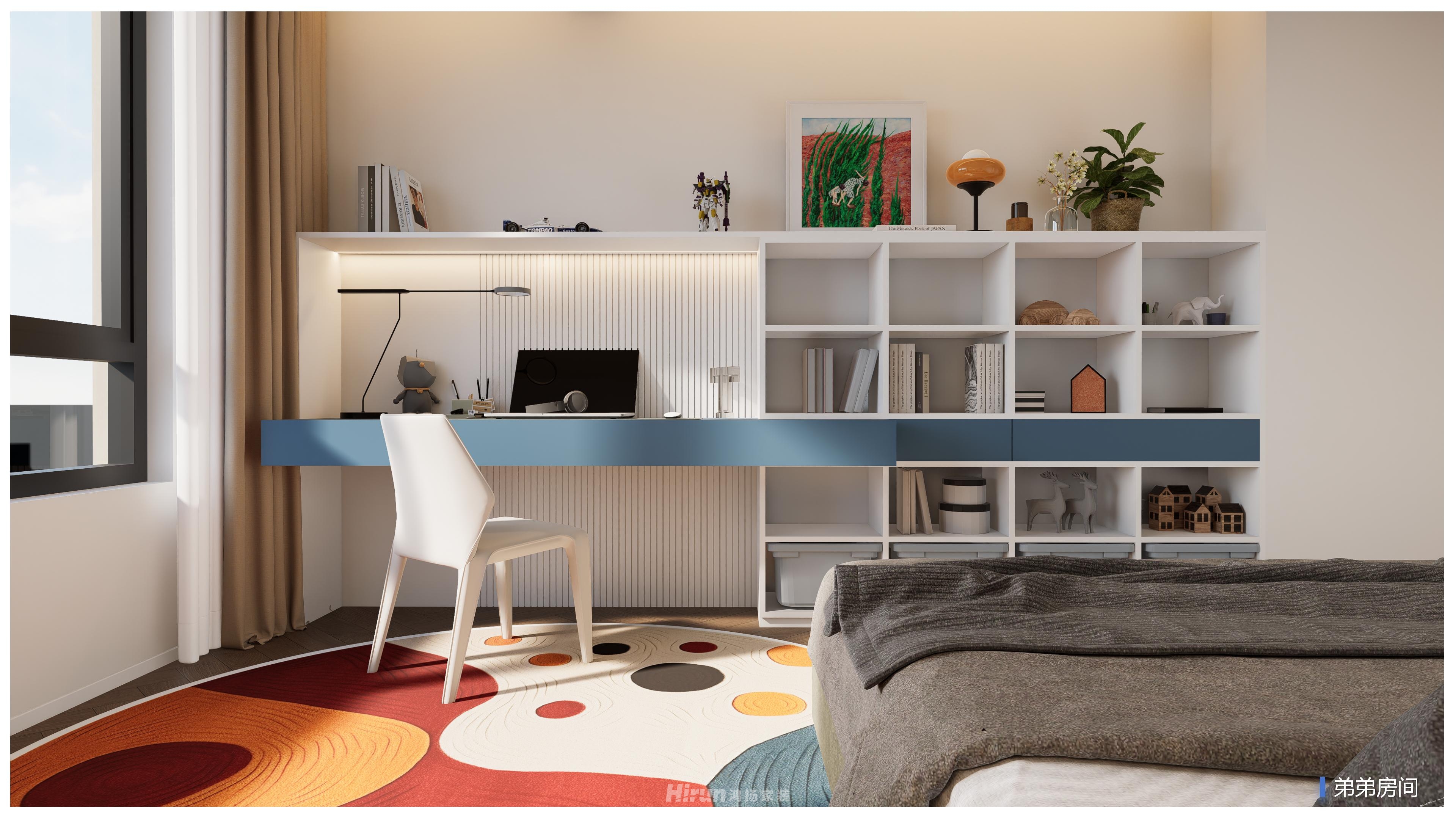 龍湖璟宸480㎡北歐之光別墅 裝修案例效果圖-6