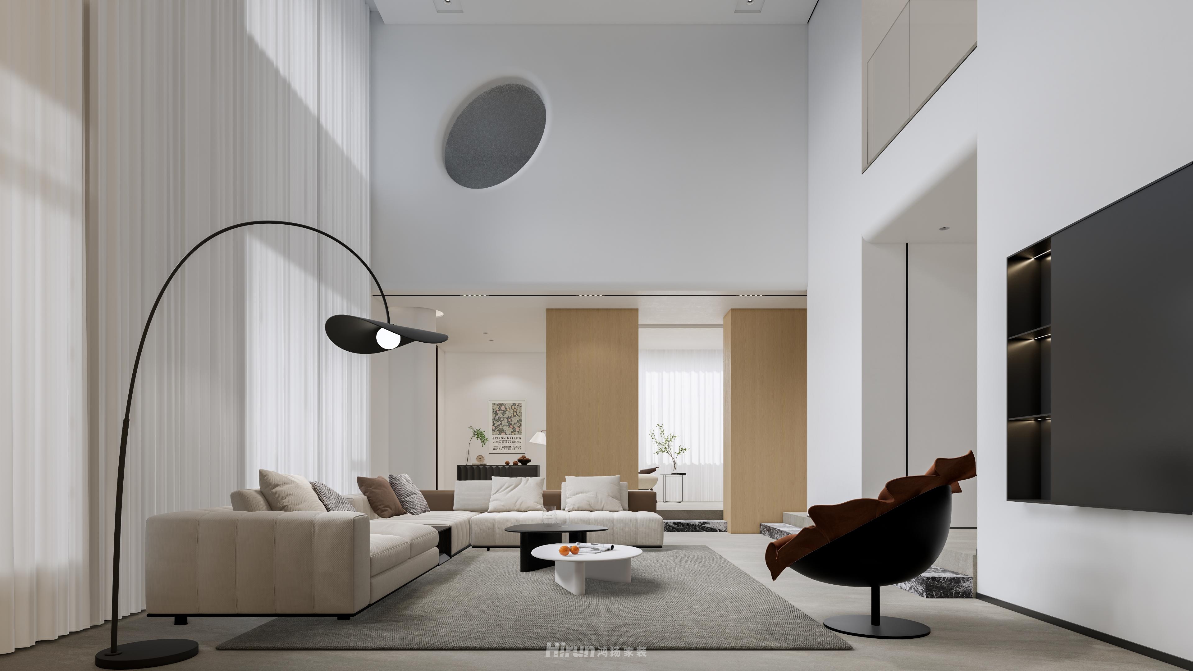 龍湖-湘風(fēng)原著680㎡北歐之光別墅 裝修案例效果圖-16