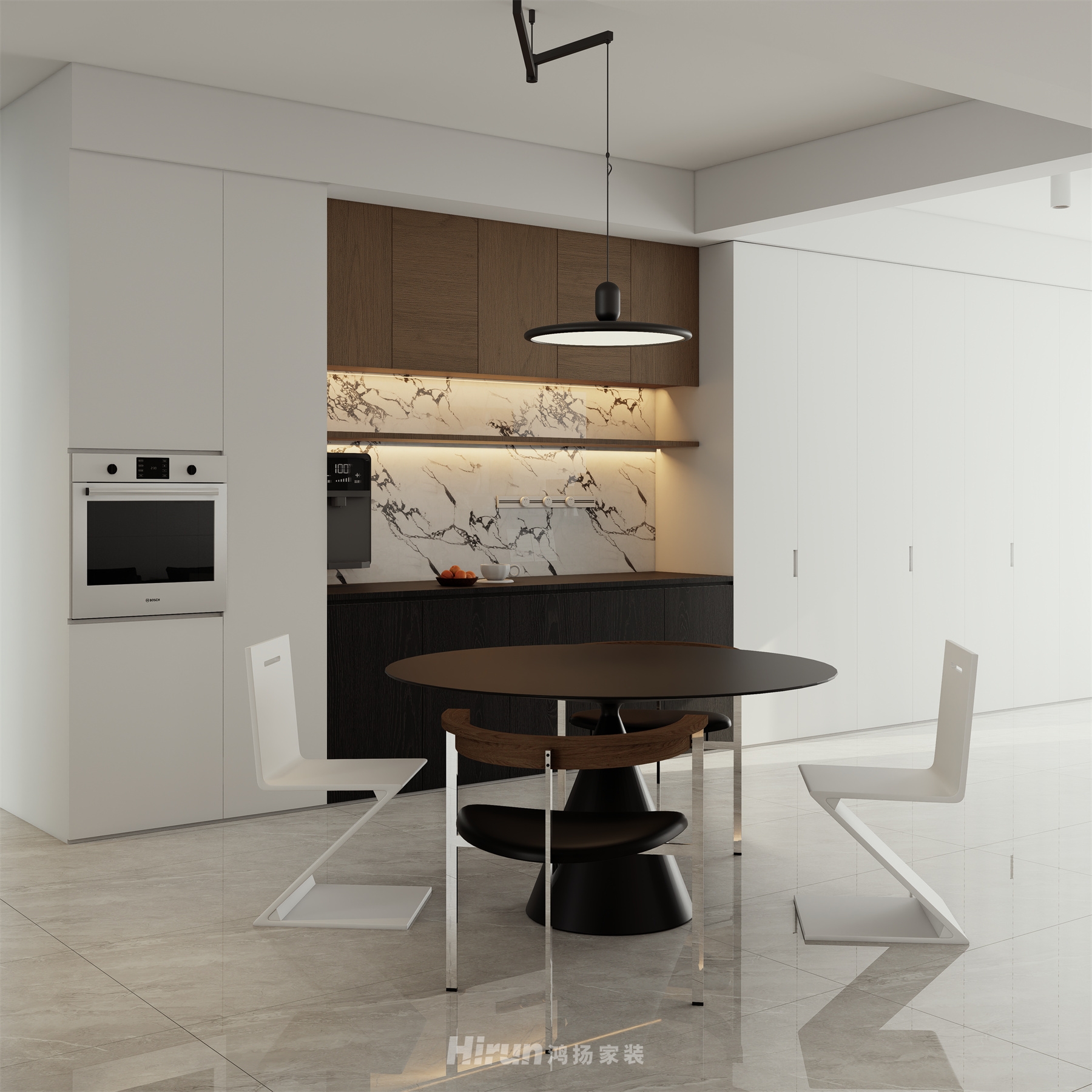 現(xiàn)代雅境園187㎡雅致現(xiàn)代四居室 裝修案例效果圖-10