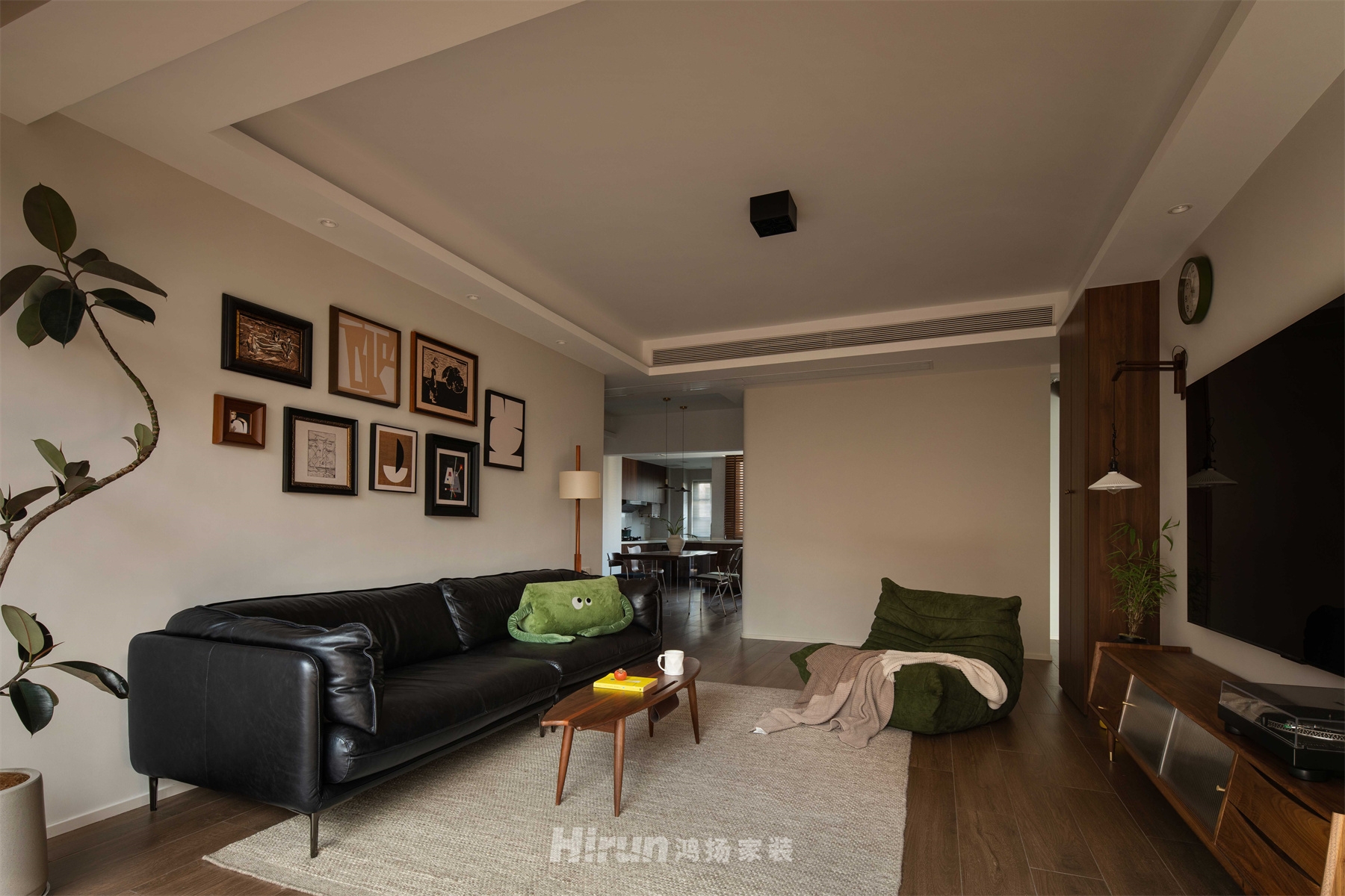 《晨·暮》130㎡復古風潮三居室 裝修案例實景圖-7