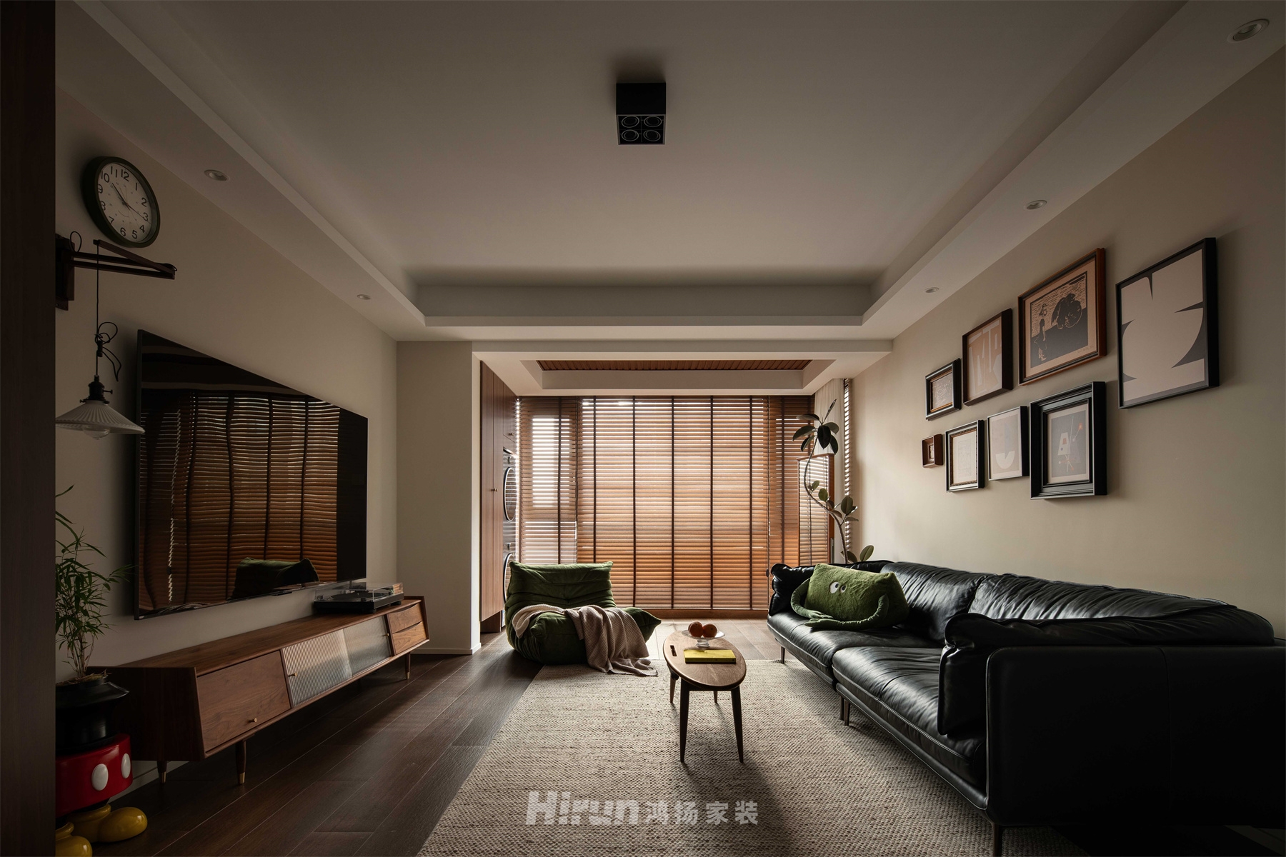 《晨·暮》130㎡復古風潮三居室 裝修案例實景圖-8