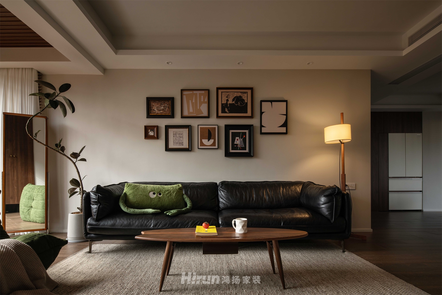 《晨·暮》130㎡復古風潮三居室 裝修案例實景圖-11