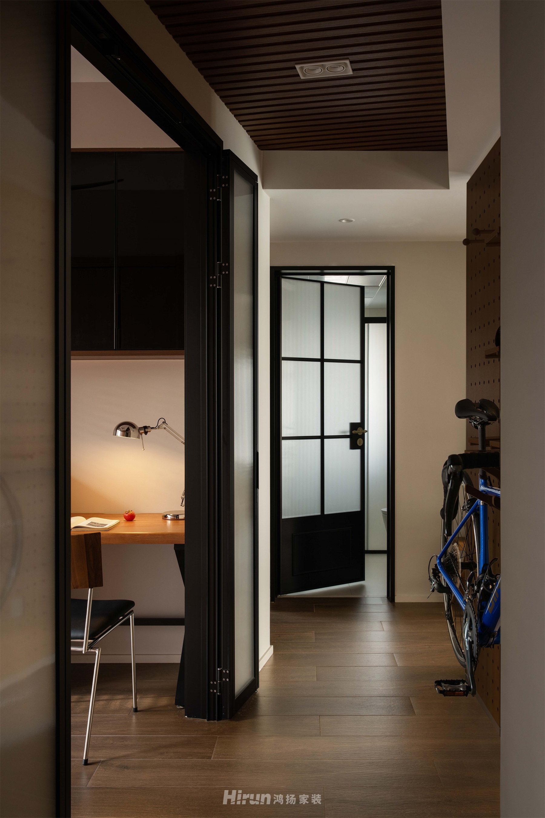 《晨·暮》130㎡復古風潮三居室 裝修案例實景圖-14