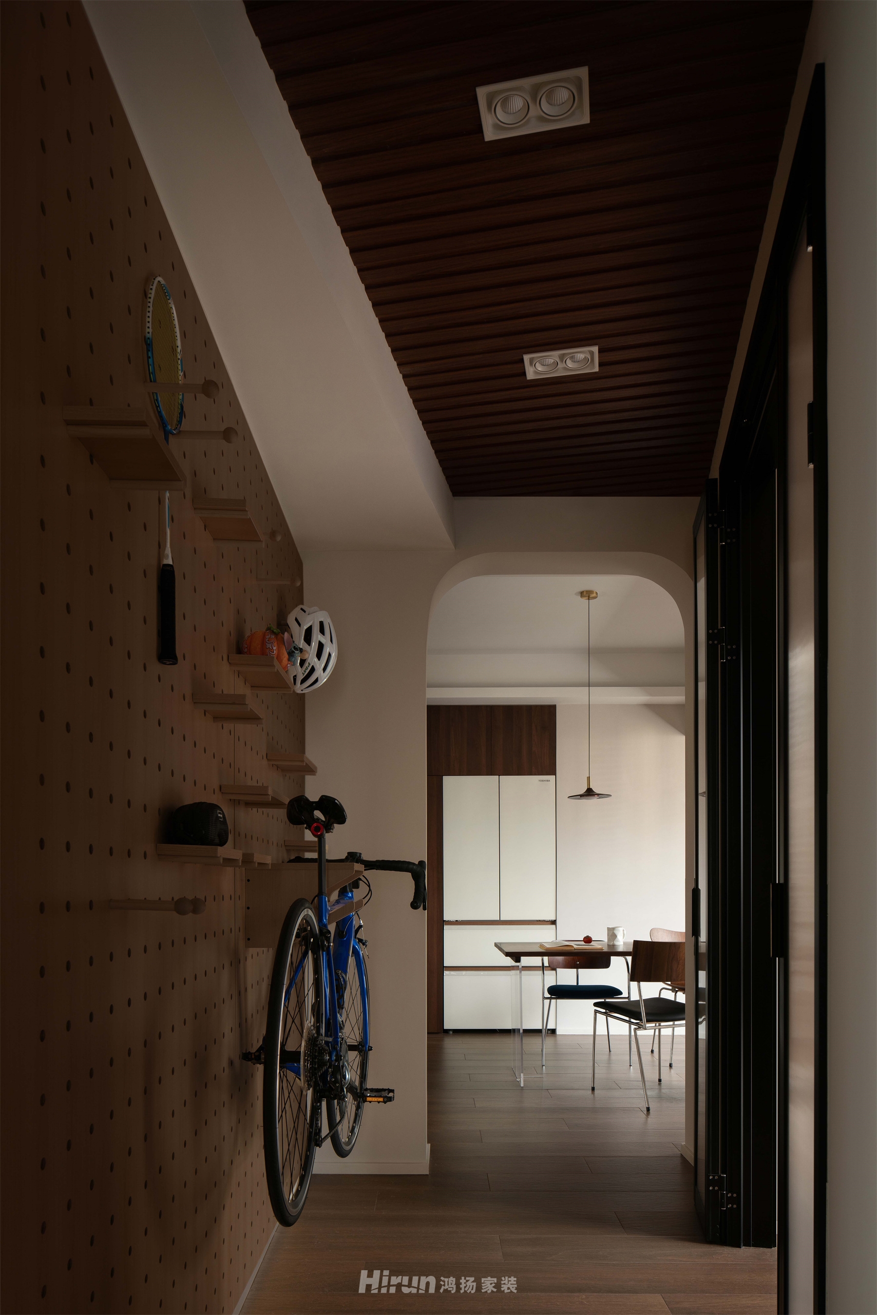 《晨·暮》130㎡復古風潮三居室 裝修案例實景圖-15