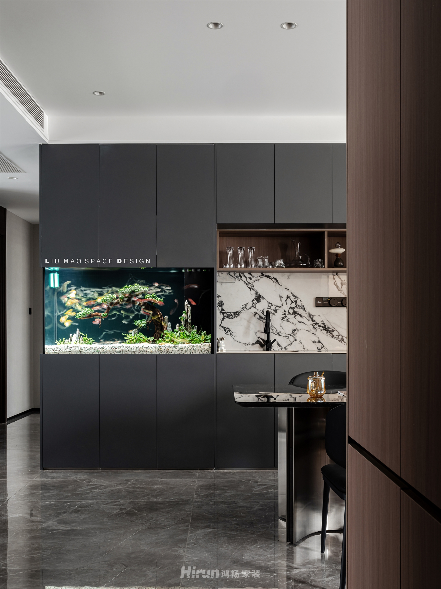 越秀湘江星匯城205㎡雅致現代大平層 裝修案例實景圖-9