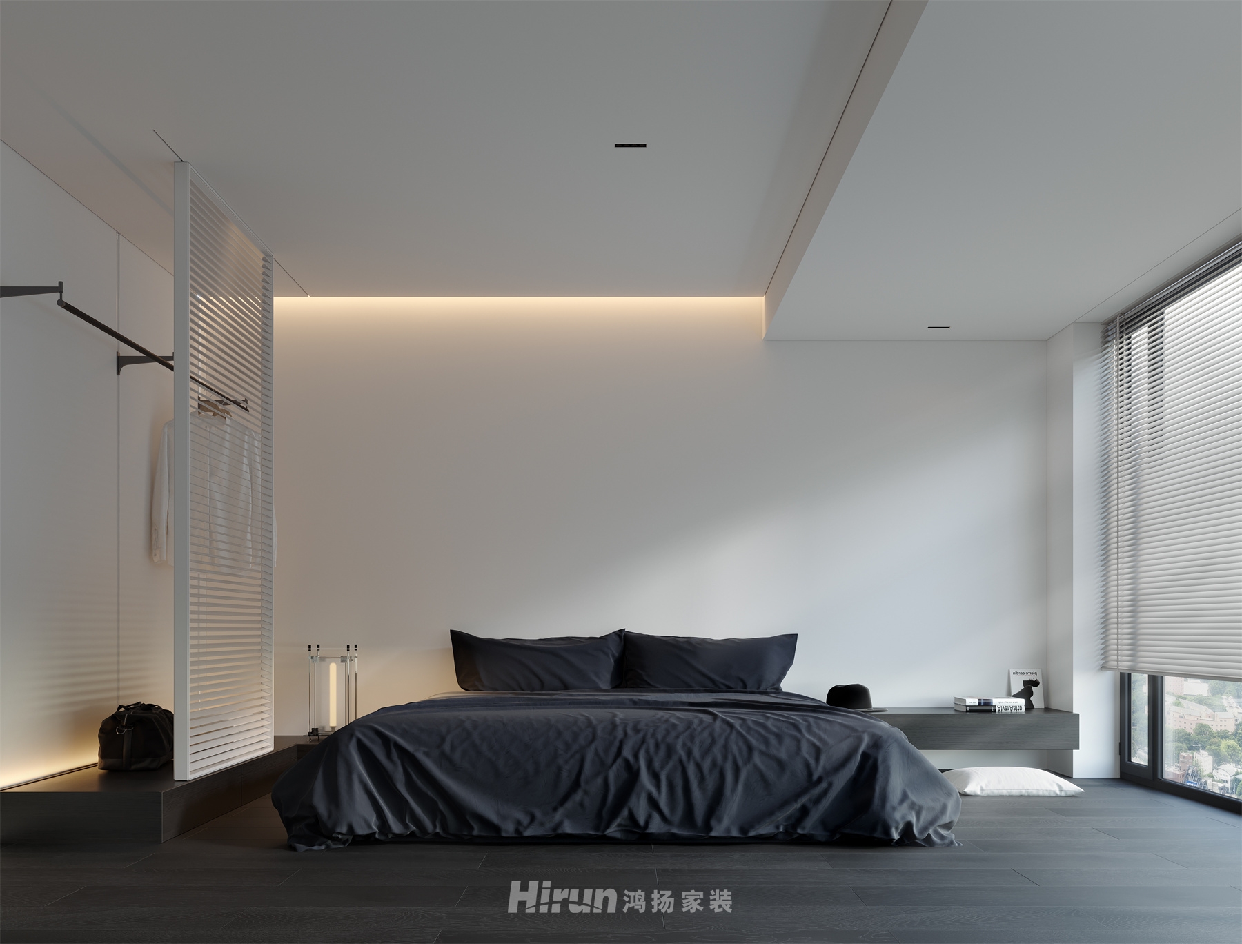 《75°白》123㎡雅致現(xiàn)代 裝修案例效果圖-8