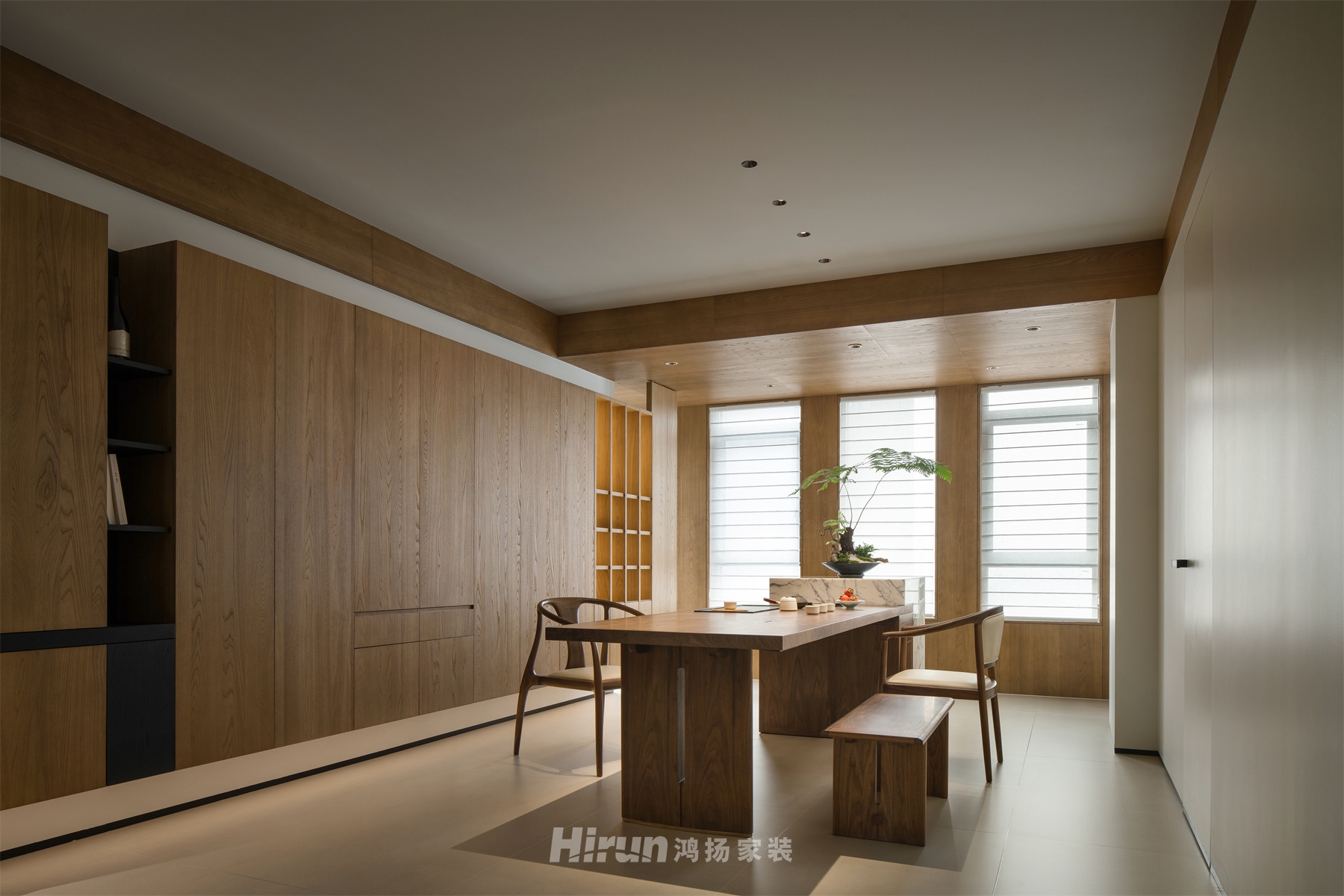 《“間”》120㎡北歐之光三居室 裝修案例實景圖-3