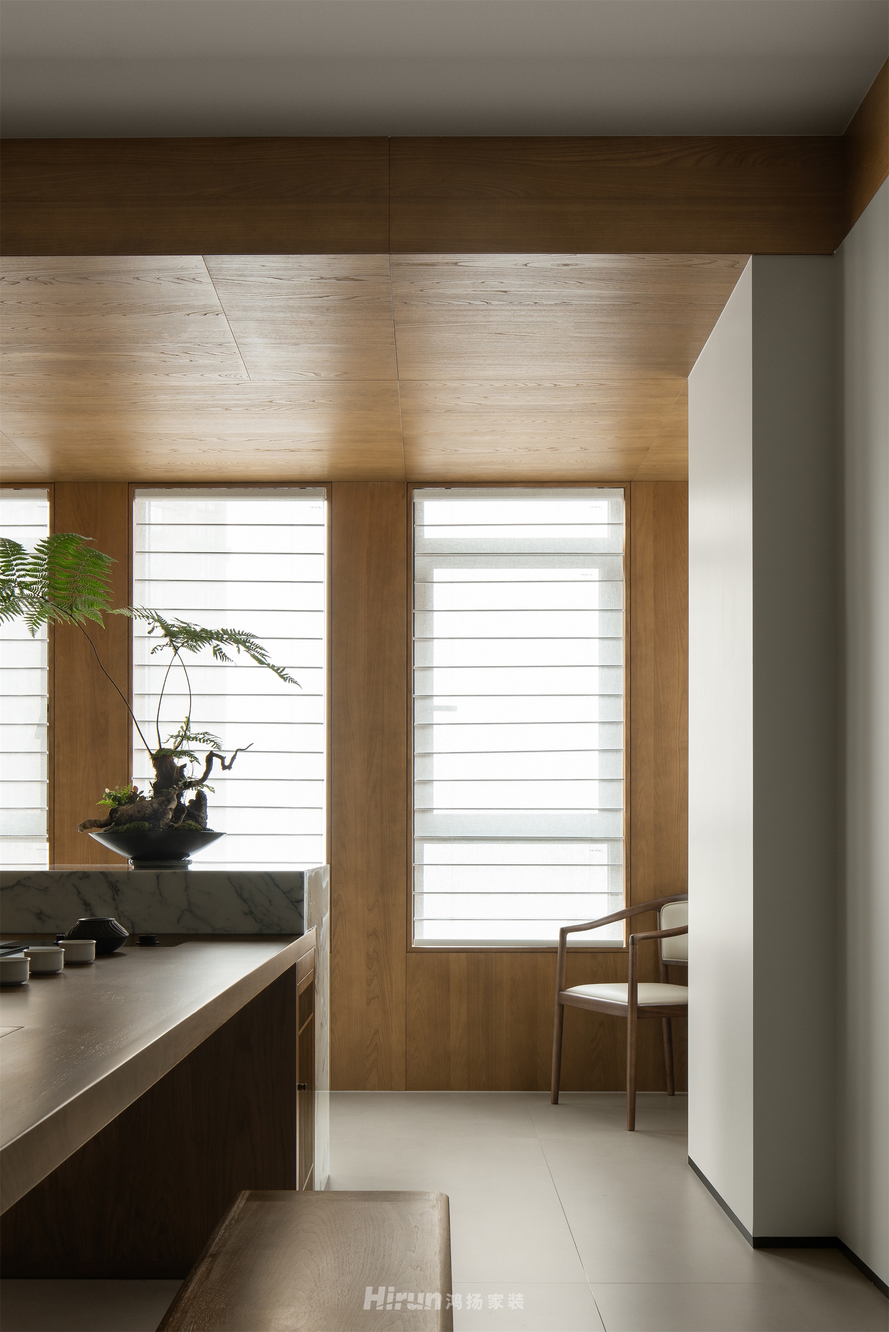 《“間”》120㎡北歐之光三居室 裝修案例實景圖-12